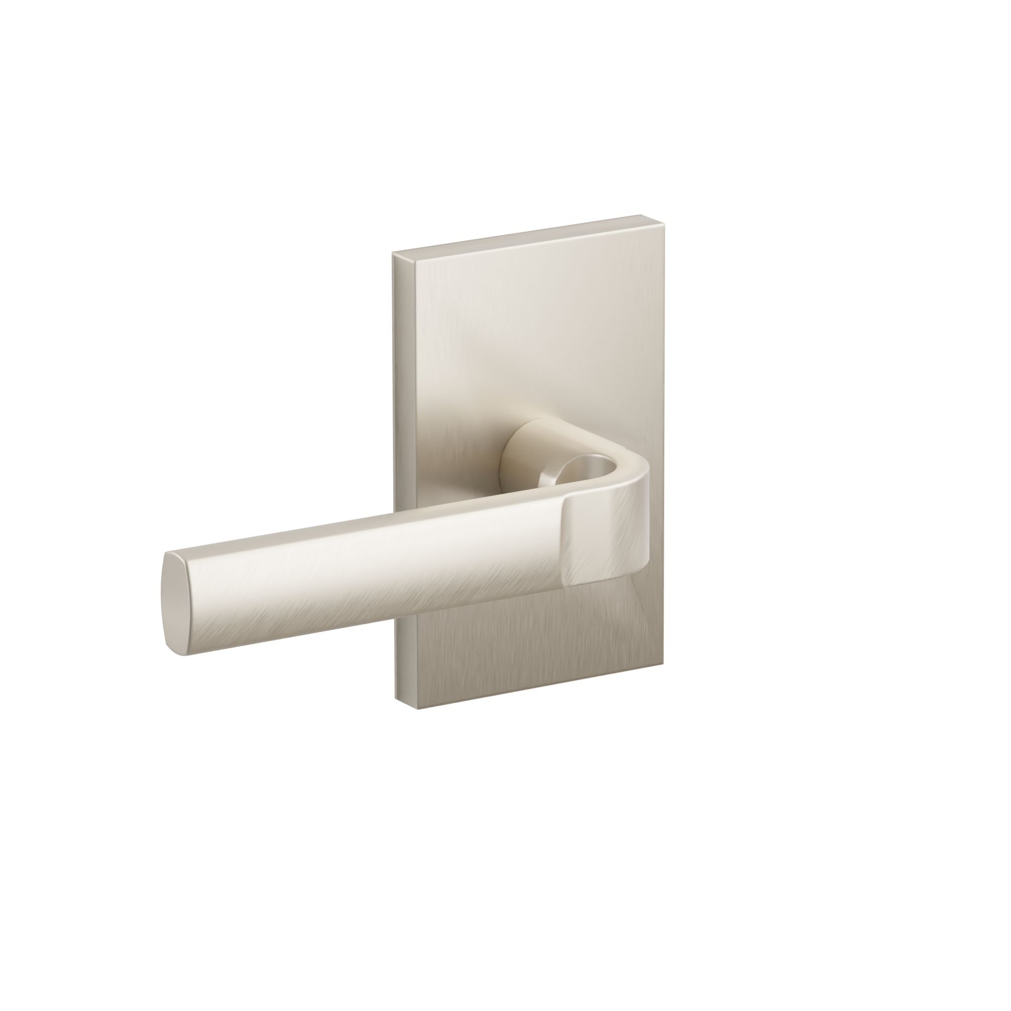 Emtek Aston Lever Set with Modern Rectangular Rosette