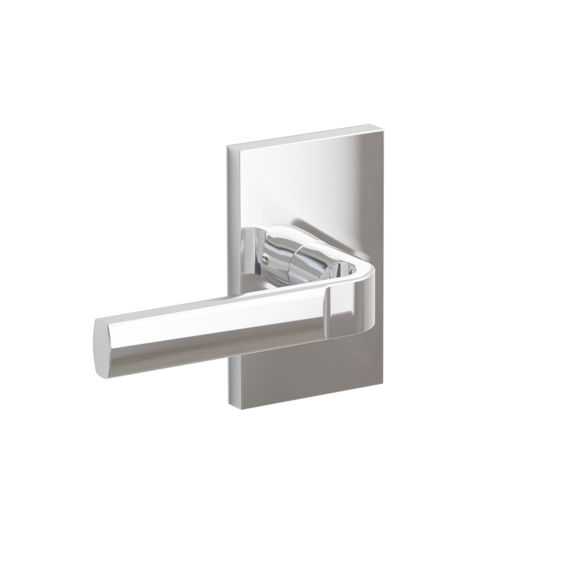 Emtek Concealed Fastener Aston Lever Set with Modern Rectangular Rosette
