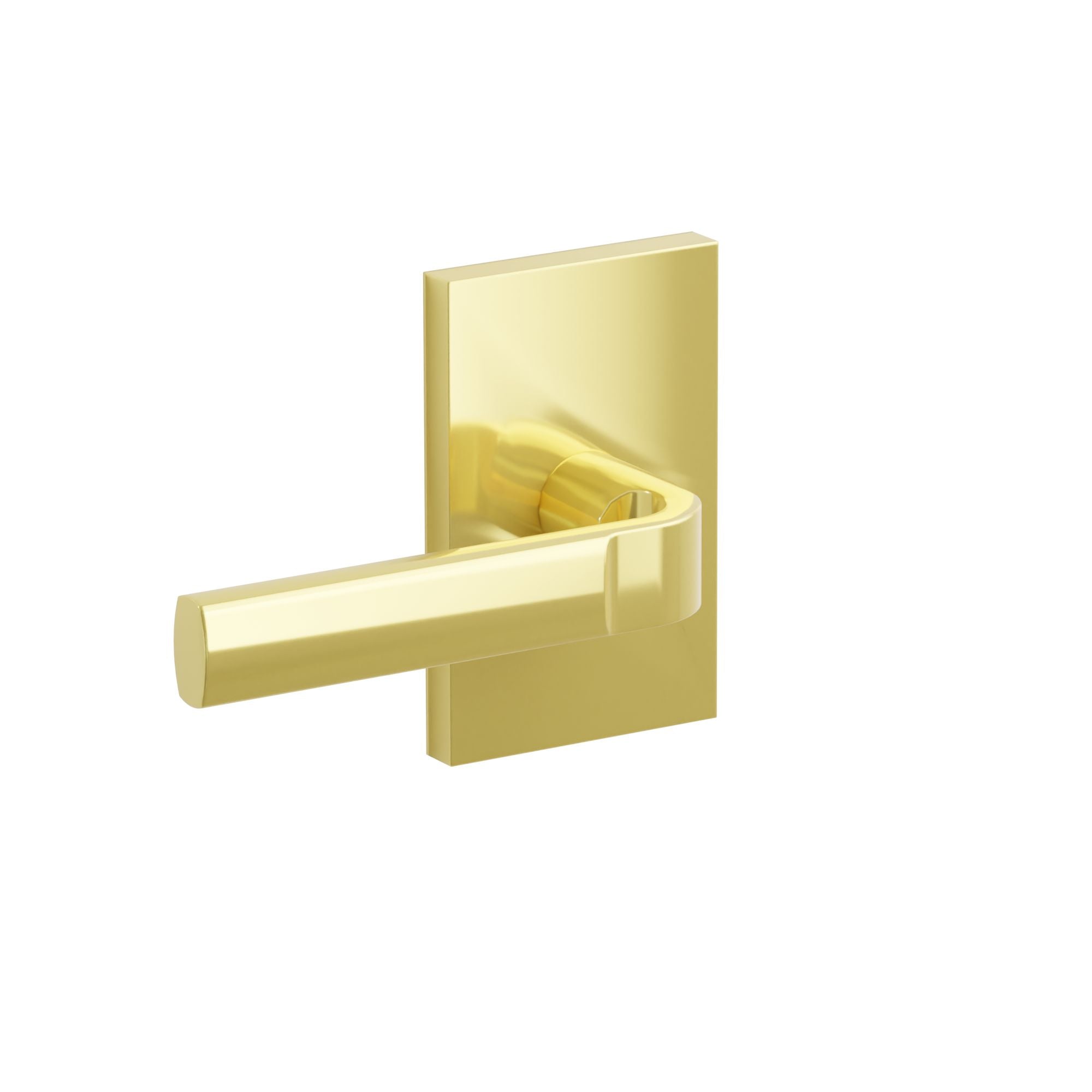 Emtek Argos Lever Set with Modern Rectangular Rosette