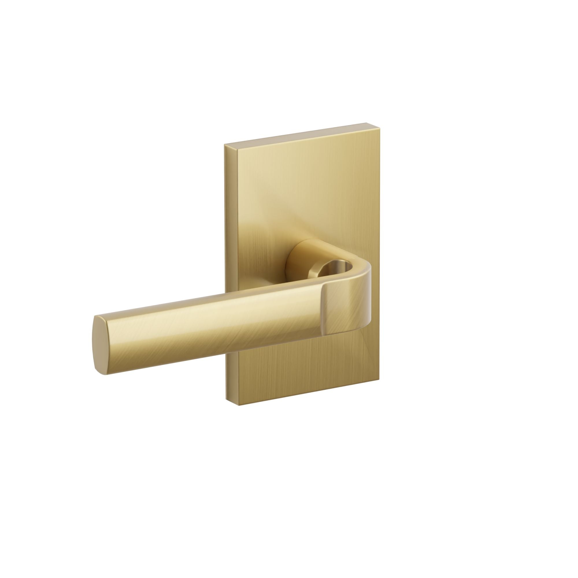 Emtek Argos Lever Set with Modern Rectangular Rosette