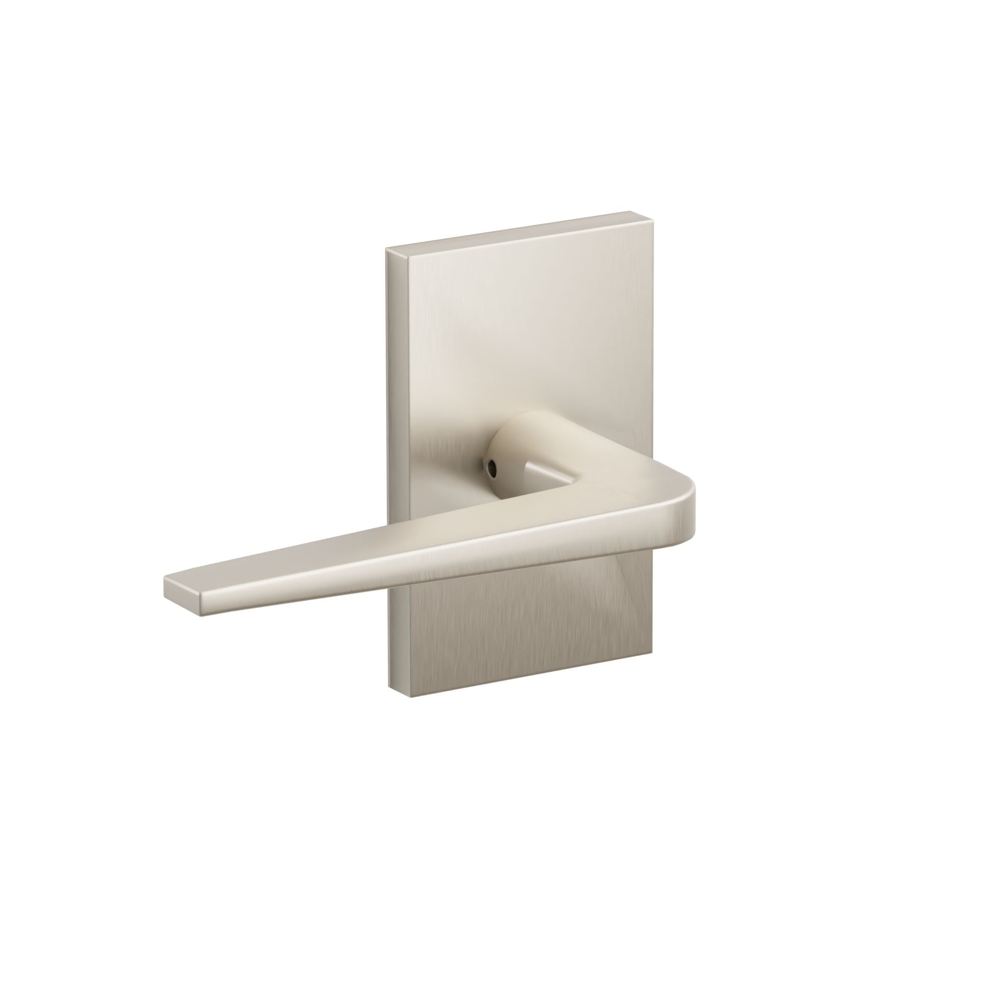 Emtek Athena Lever Set with Modern Rectangular Rosette