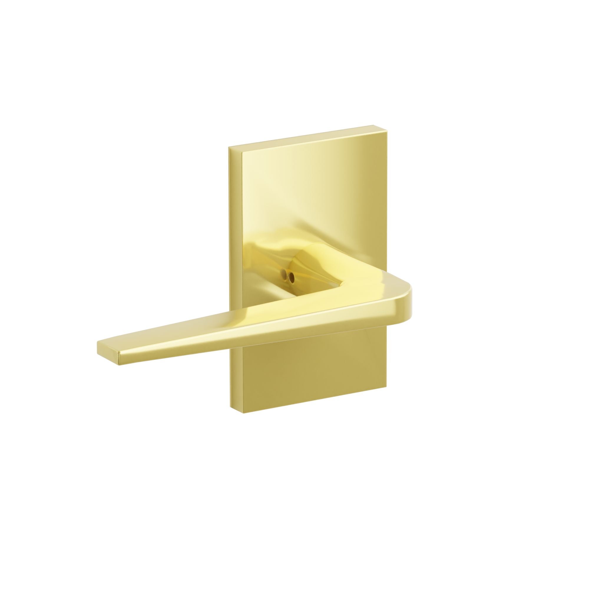 Emtek Athena Lever Set with Modern Rectangular Rosette