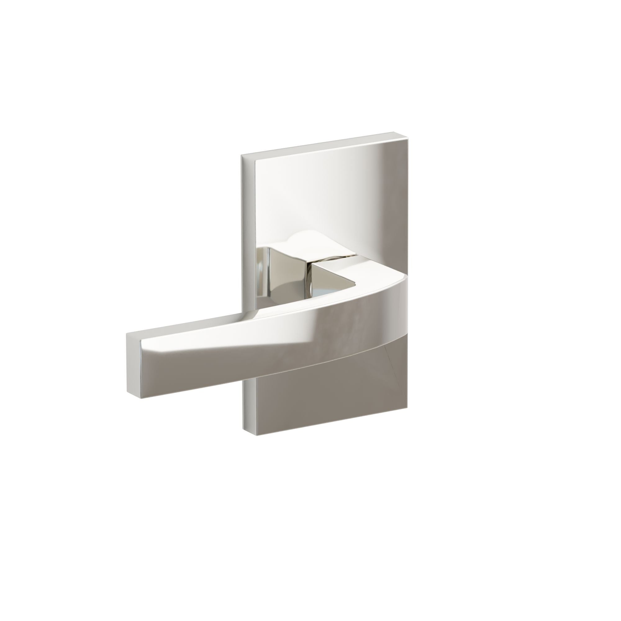 Emtek Breslin Lever Set with Modern Rectangular Rosette