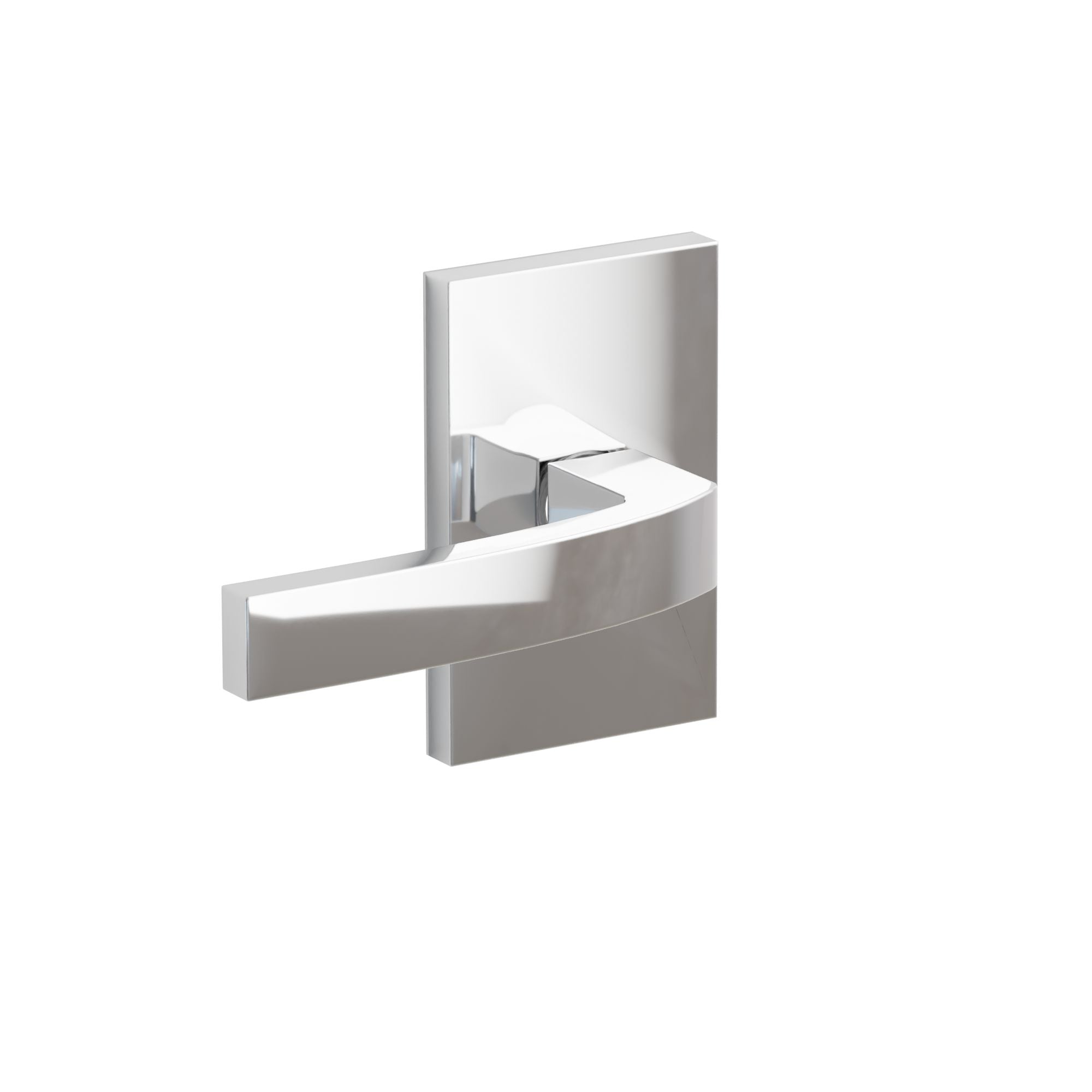 Emtek Breslin Lever Set with Modern Rectangular Rosette