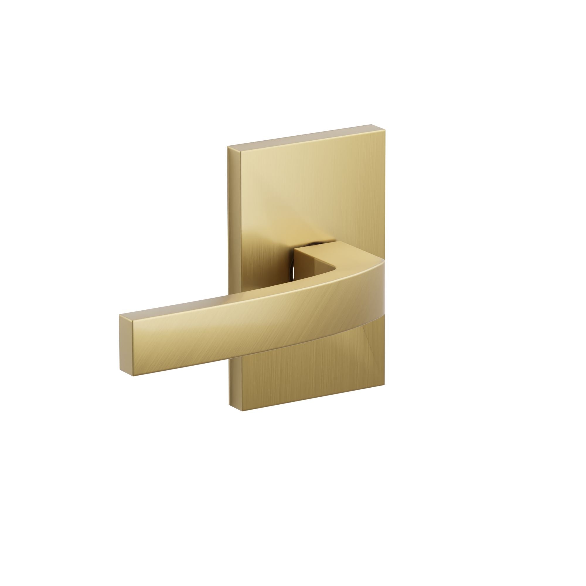 Emtek Breslin Lever Set with Modern Rectangular Rosette