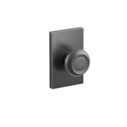 Emtek Belmont Knob Set with Modern Rectangular Rosette