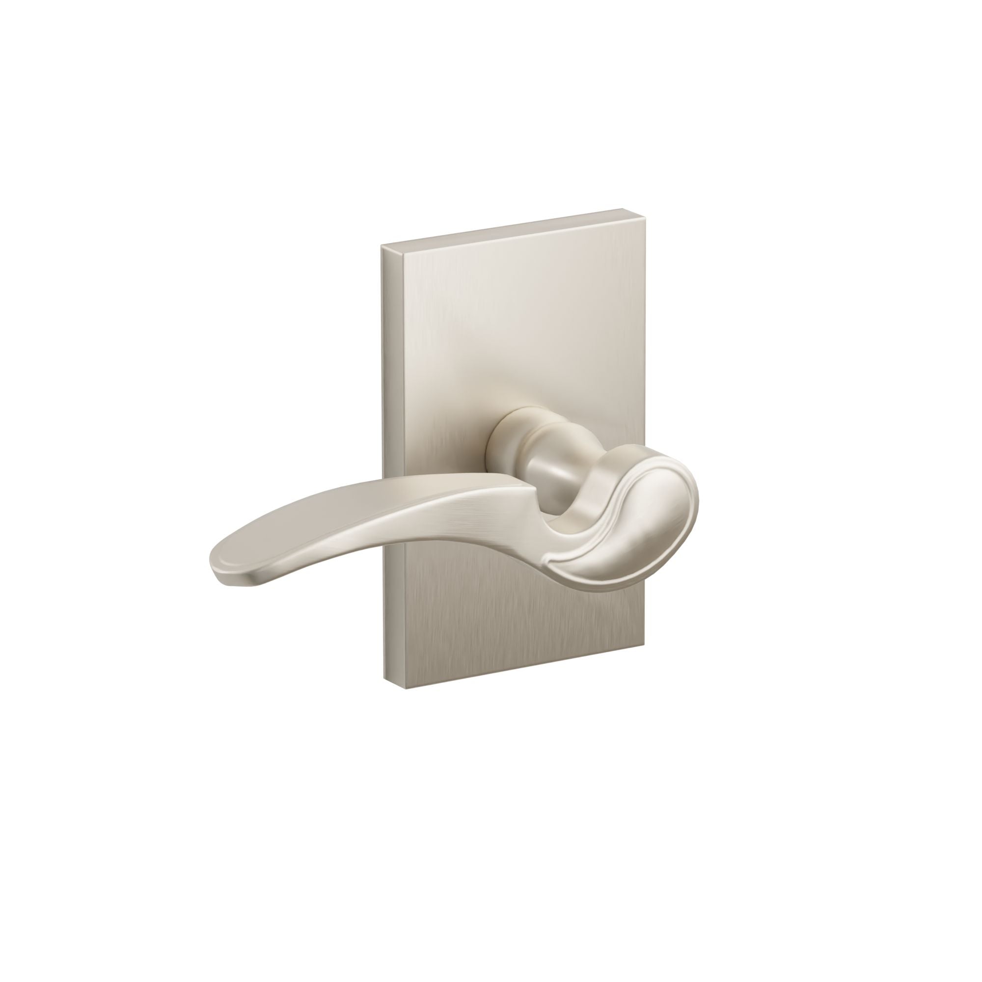 Emtek Concealed Fastener Coventry Lever Set With Modern Rectangular Rosette