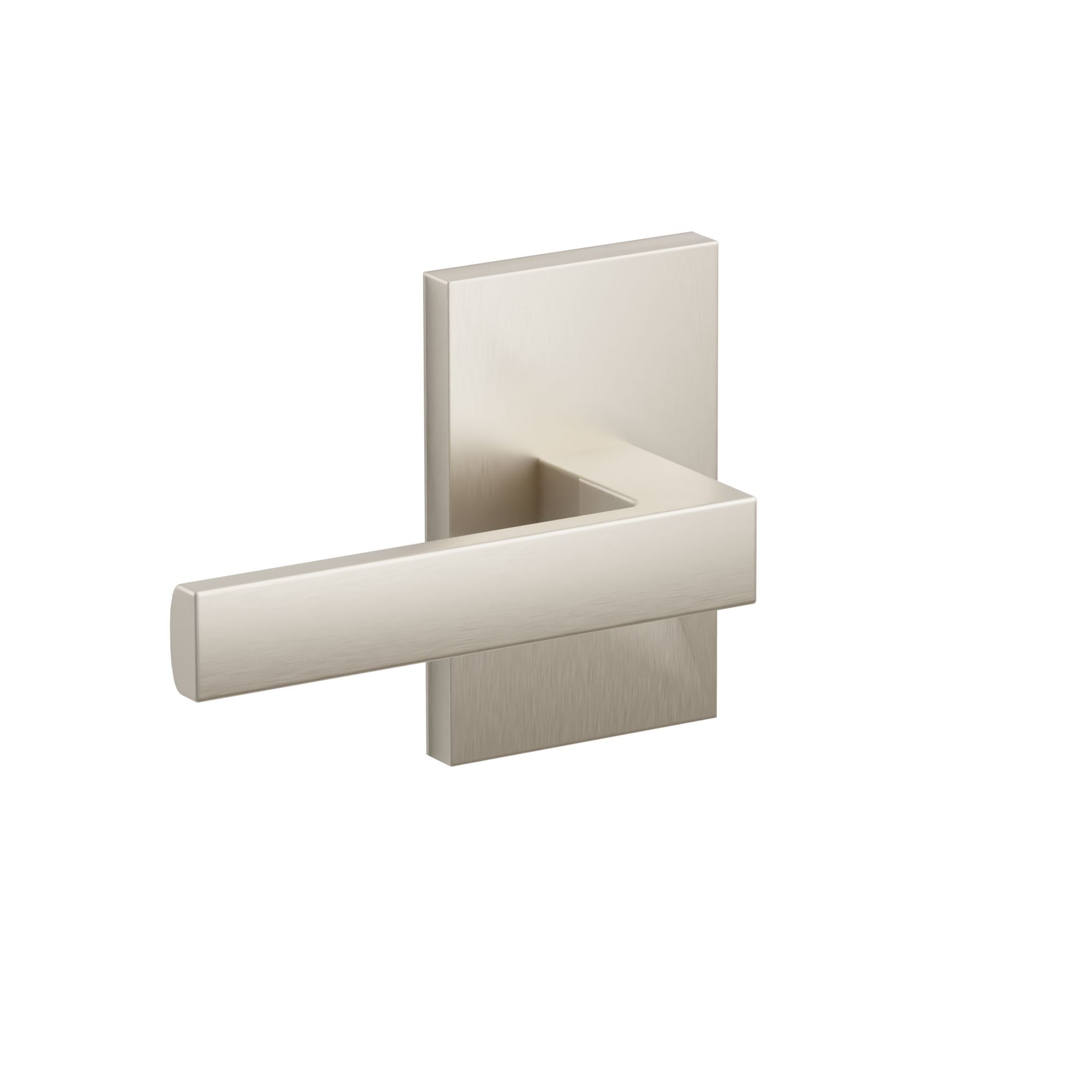 Emtek Dumont Lever Set with Modern Rectangular Rosette