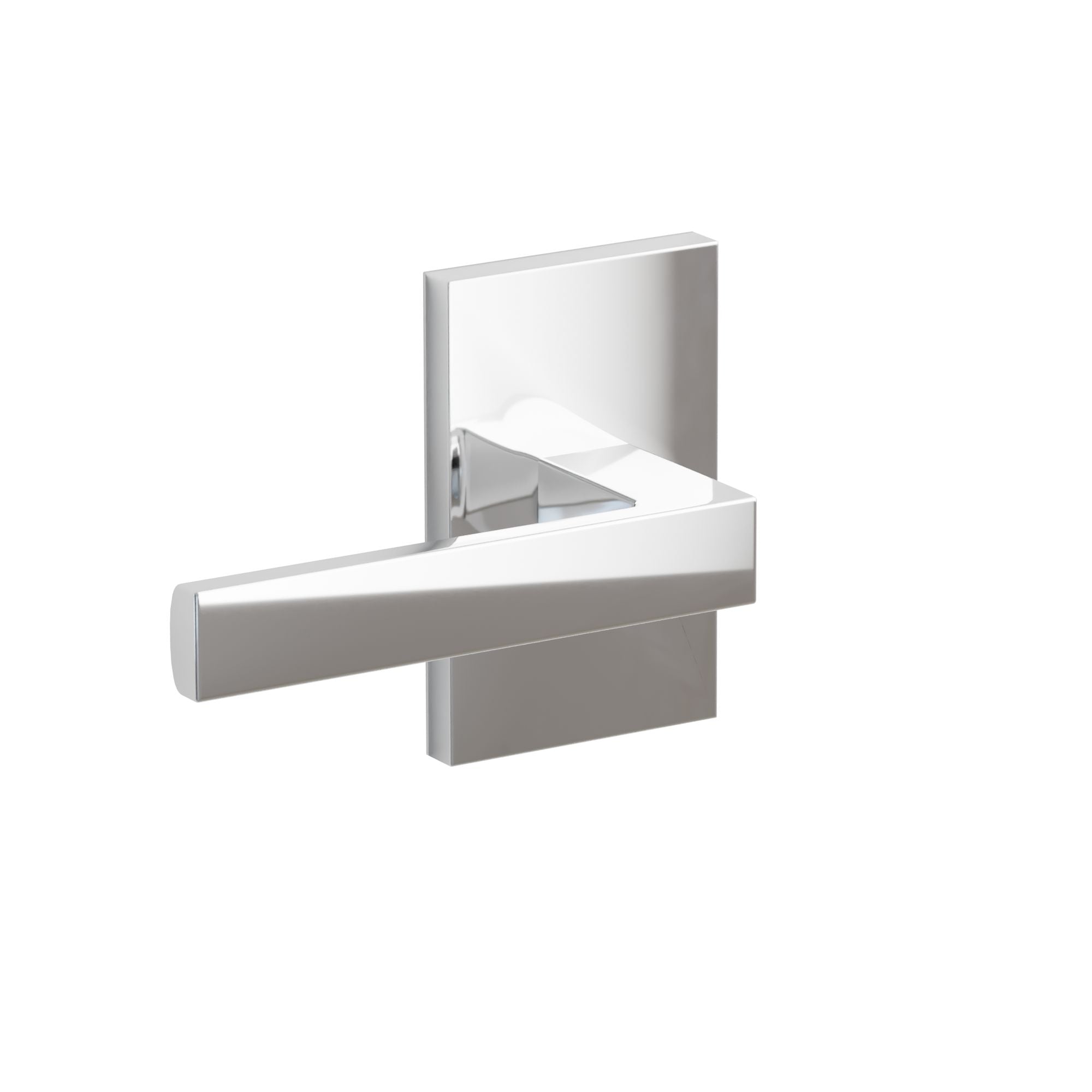 Emtek Concealed Fastener Dumont Lever Set with Modern Rectangular Rosette