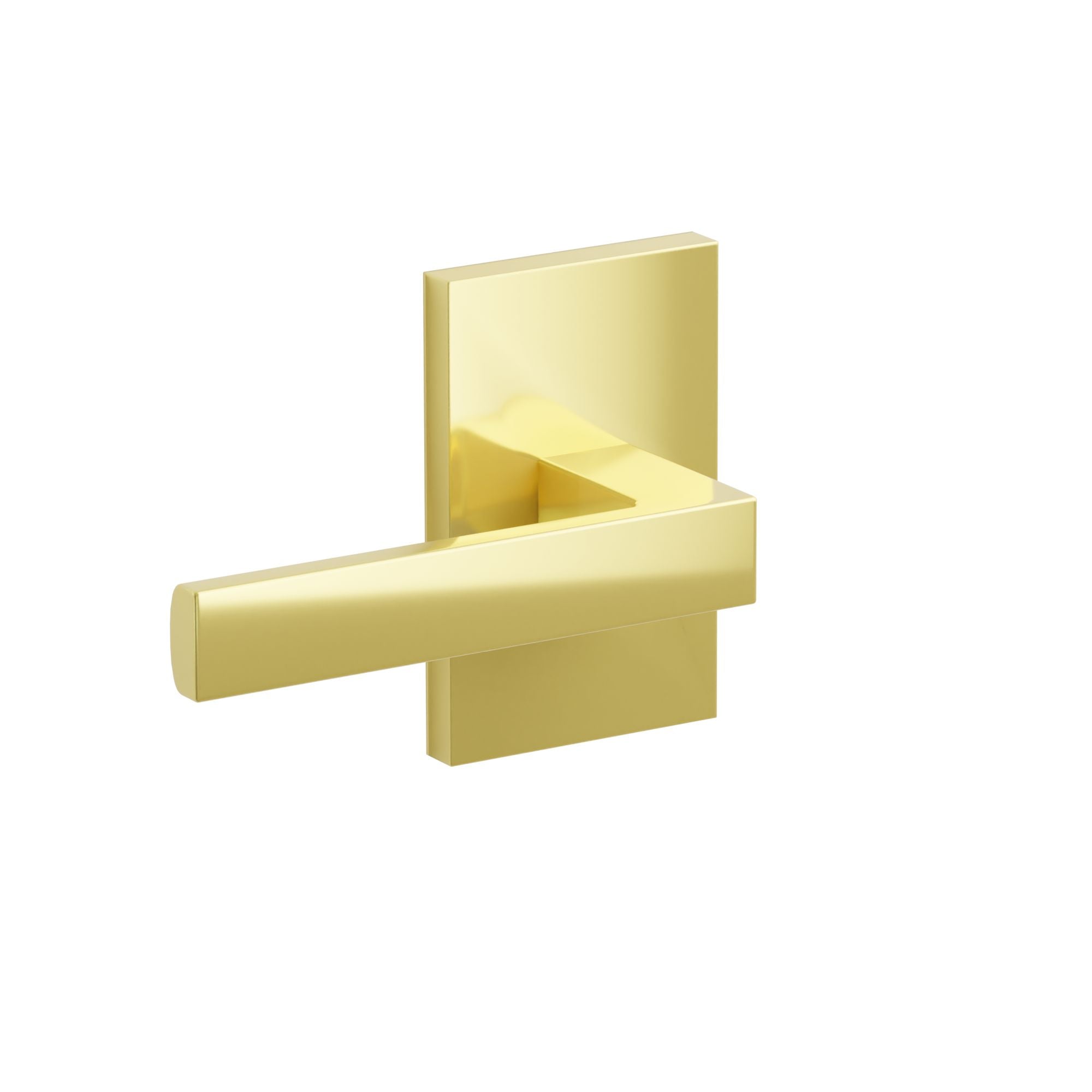 Emtek Dumont Lever Set with Modern Rectangular Rosette