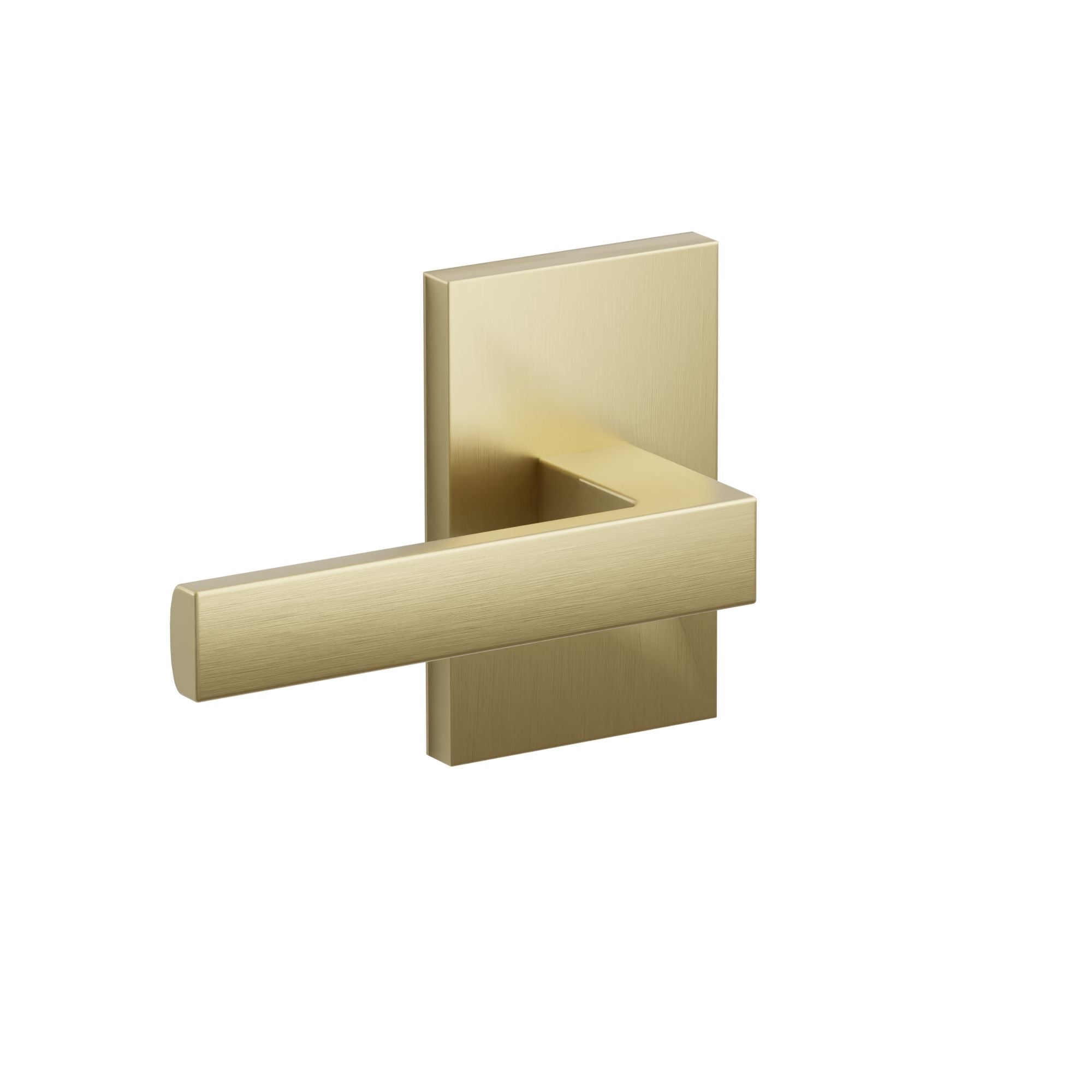 Emtek Dumont Lever Set with Modern Rectangular Rosette