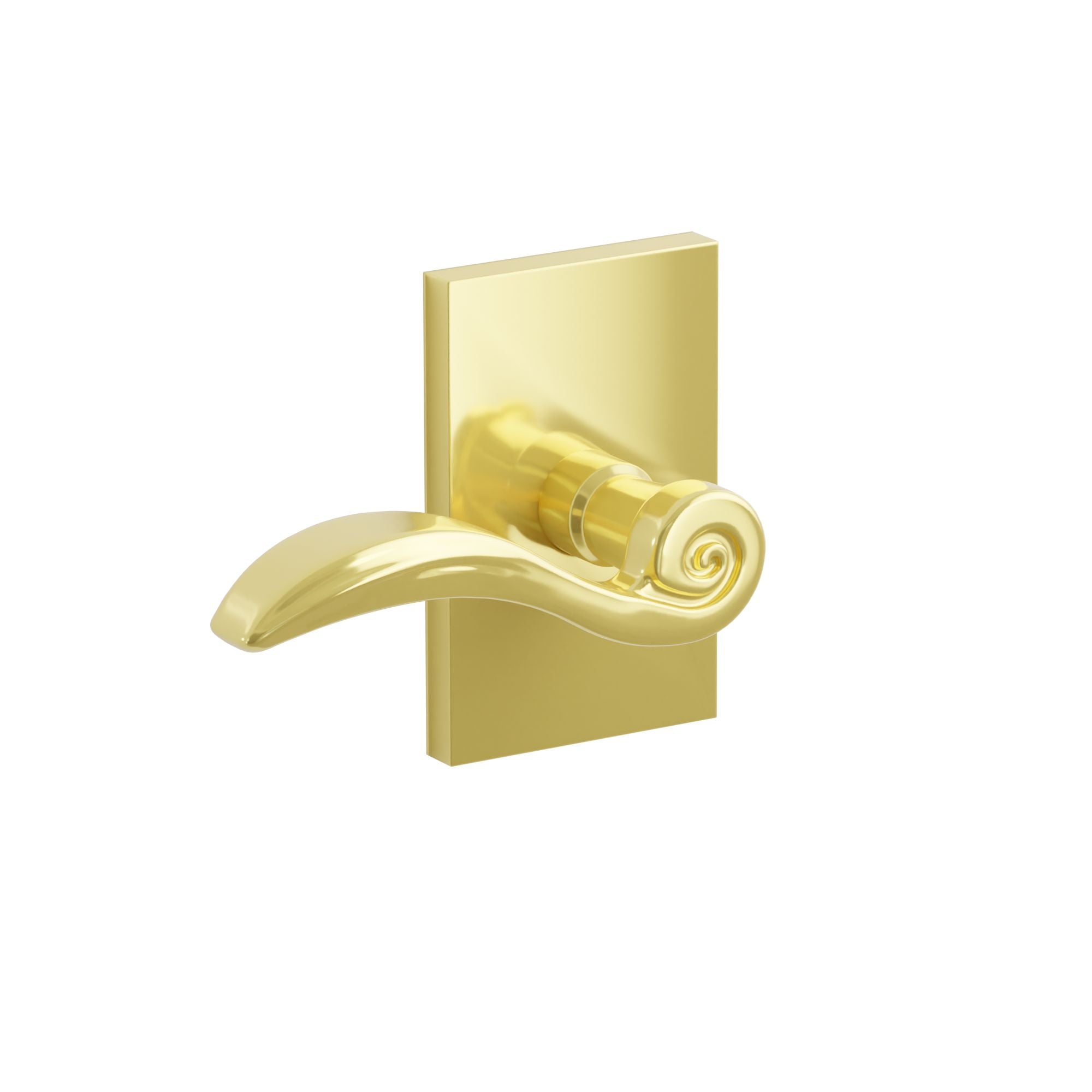 Emtek Dumont Lever Set with Modern Rectangular Rosette