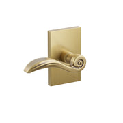 Emtek Concealed Fastener Elan Lever Set With Modern Rectangular Rosette