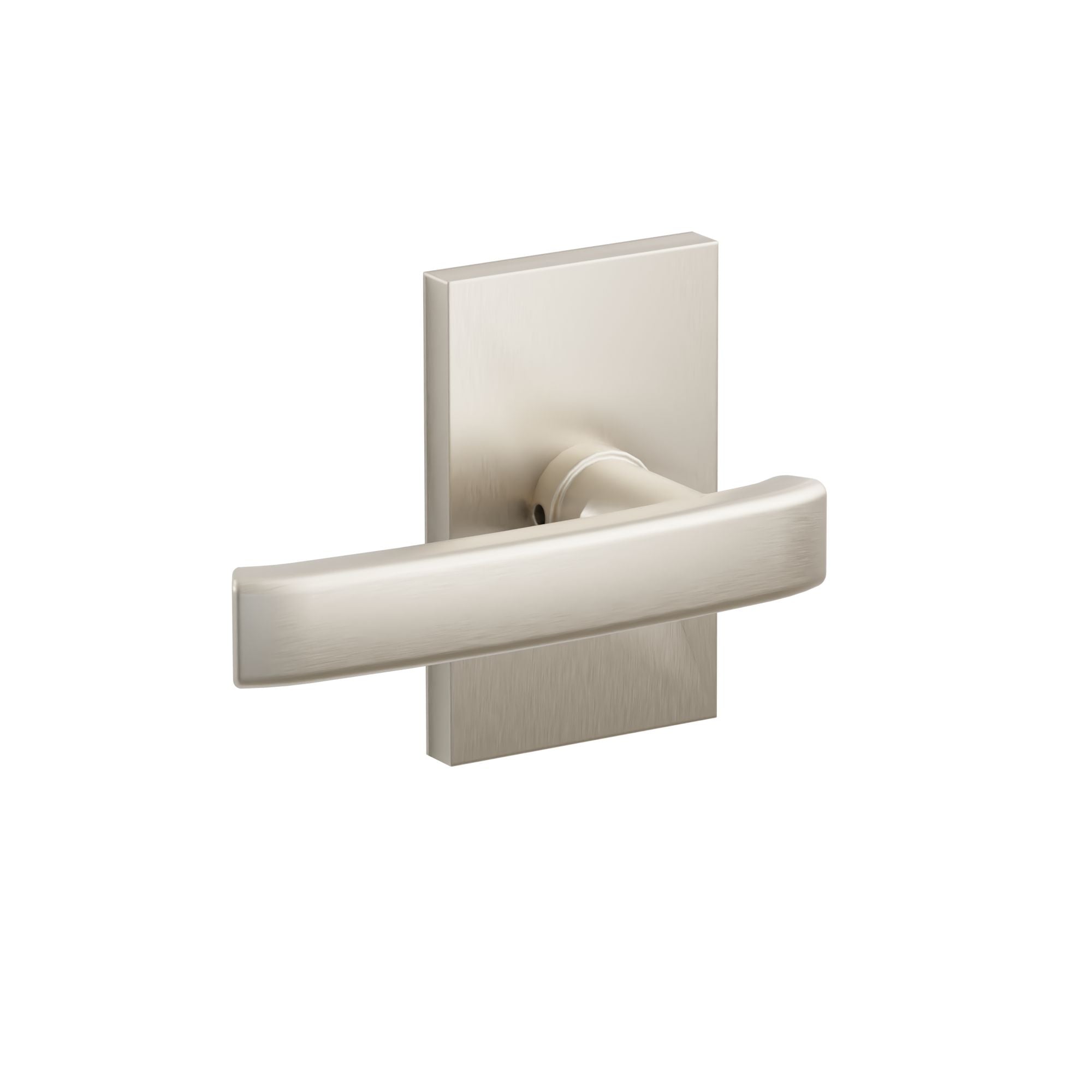 Emtek Geneva Lever Set with Modern Rectangular Rosette