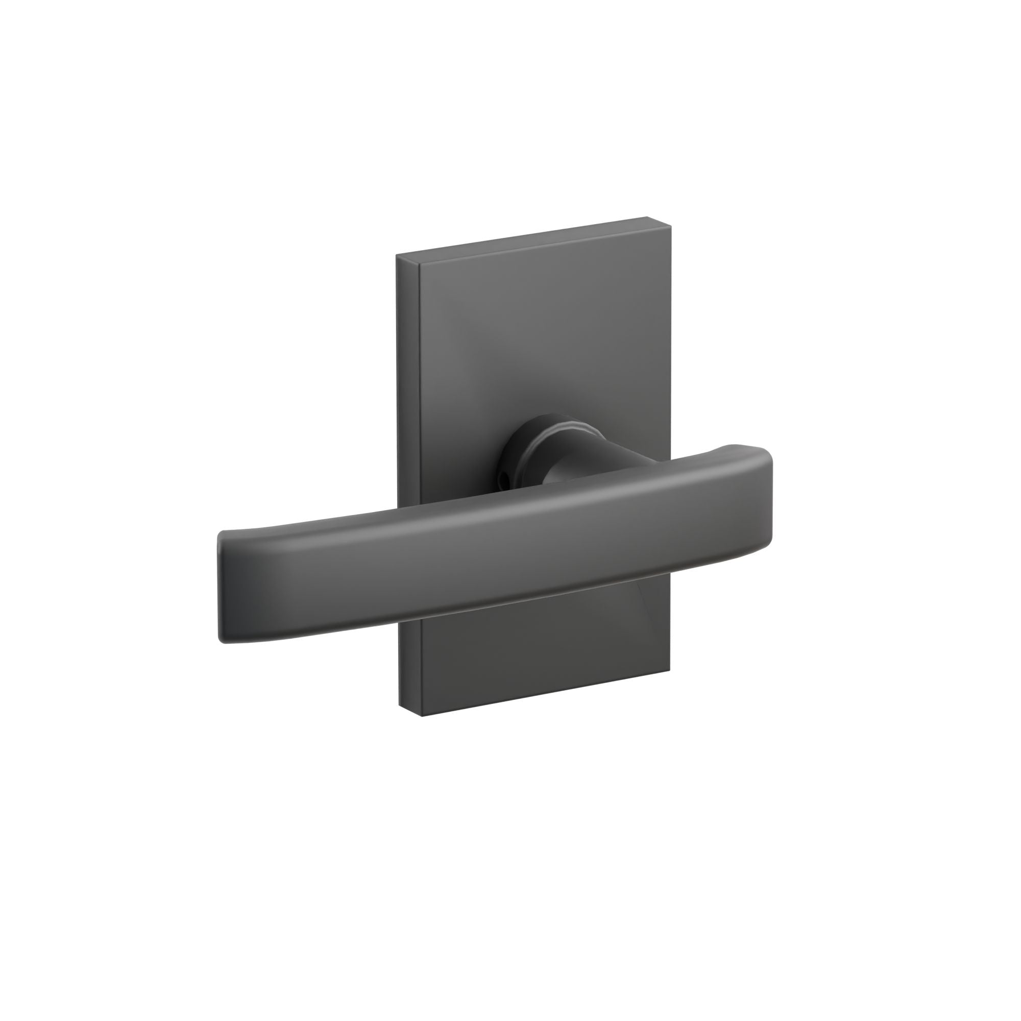 Emtek Geneva Lever Set with Modern Rectangular Rosette