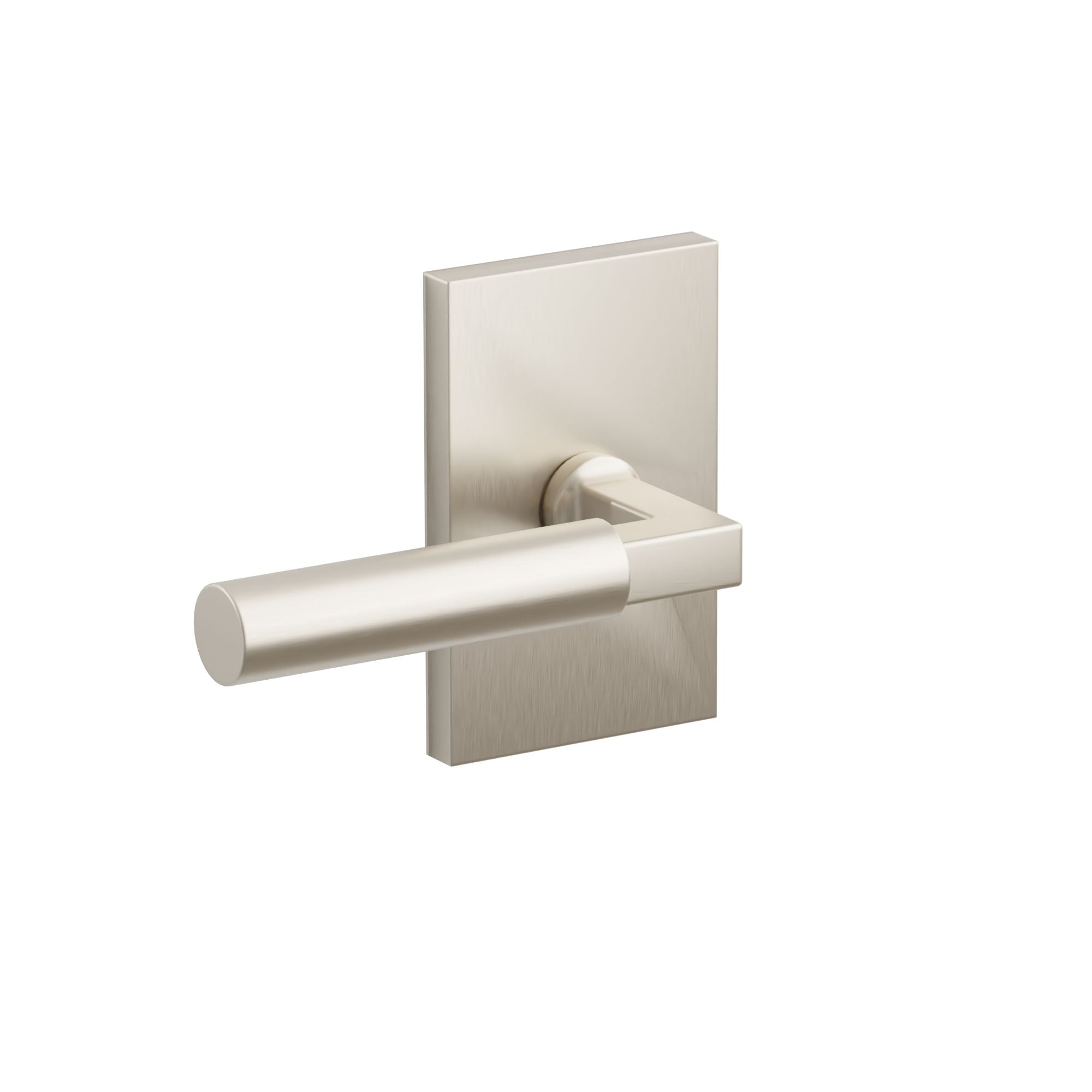 Emtek Hercules Lever Set with Modern Rectangular Rosette