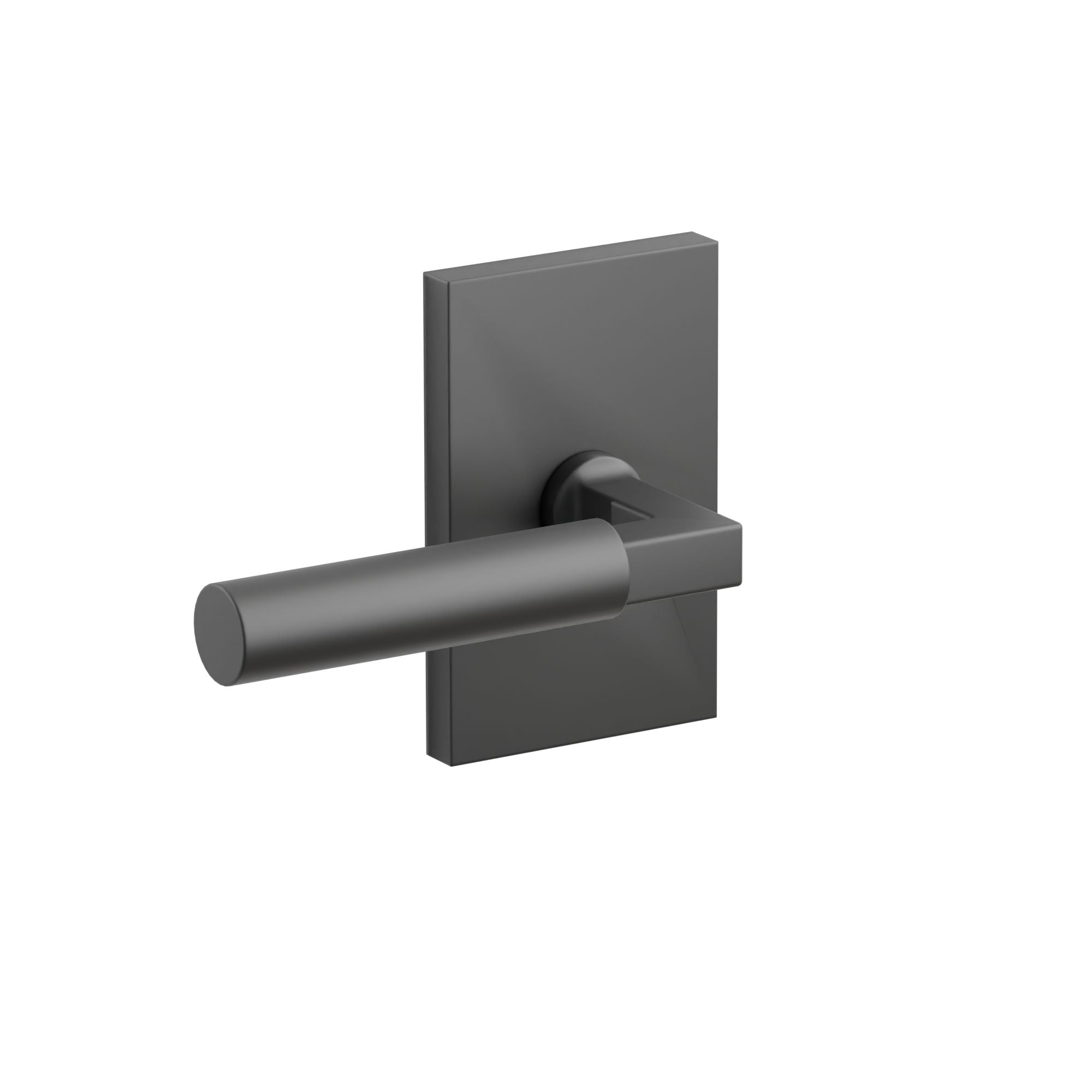 Emtek Hercules Lever Set with Modern Rectangular Rosette