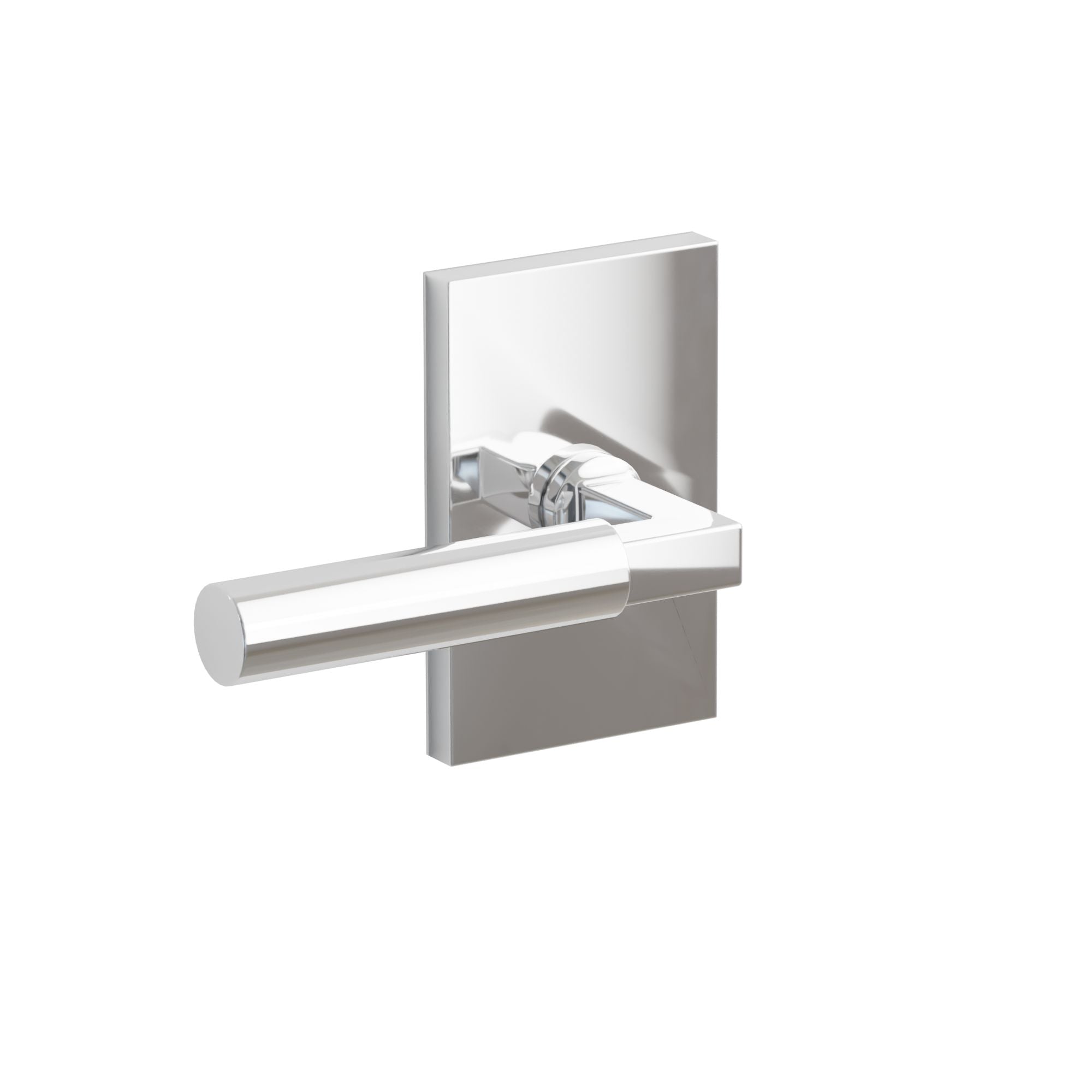 Emtek Hercules Lever Set with Modern Rectangular Rosette