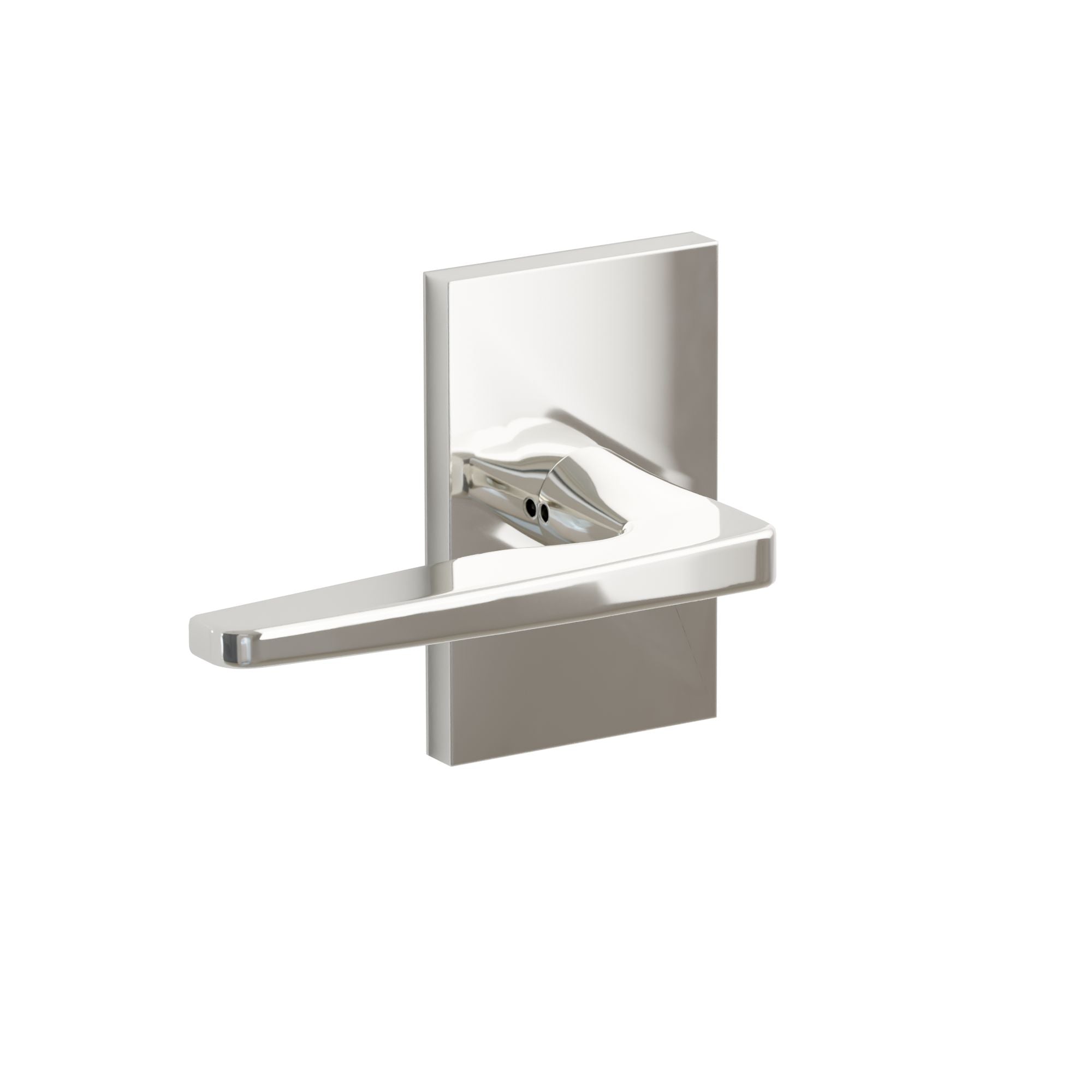 Emtek Concealed Fastener Hermes Lever Set with Modern Rectangular Rosette