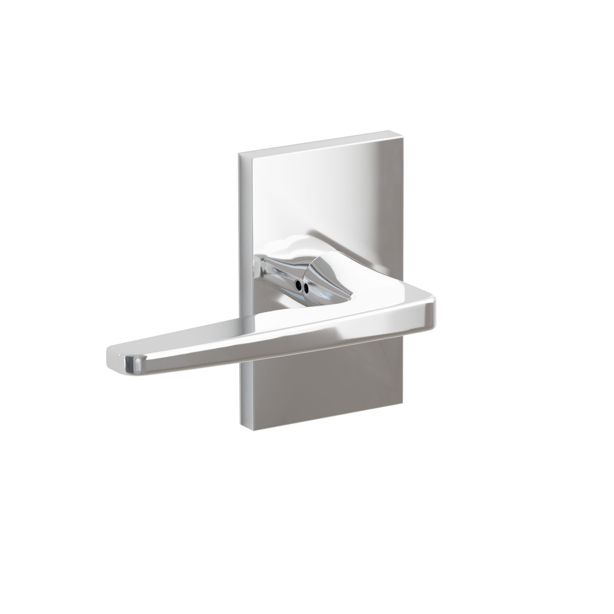 Emtek Concealed Fastener Hermes Lever Set with Modern Rectangular Rosette