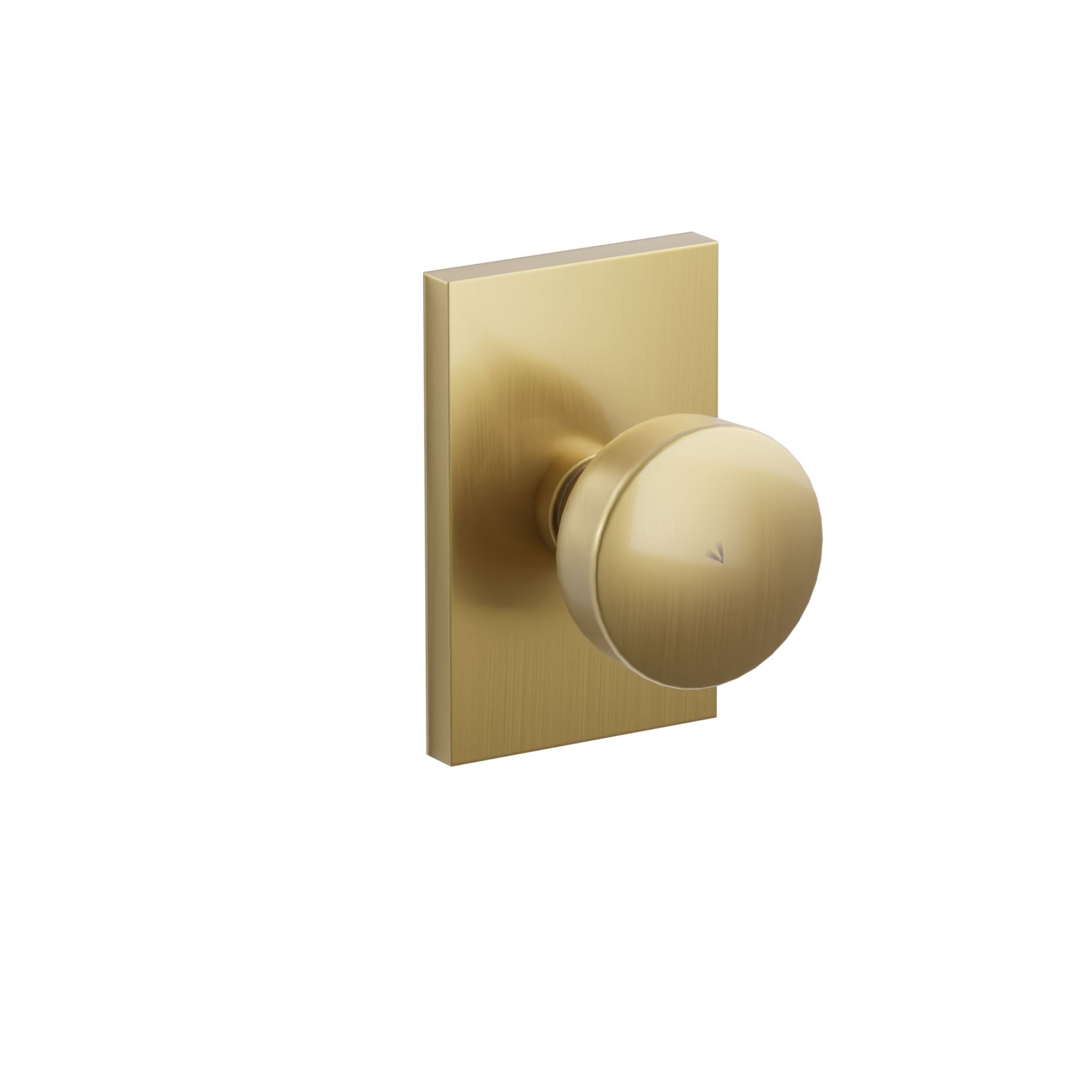 Emtek Concealed Fastener Laurent Knob Set With Modern Rectangular Rosette