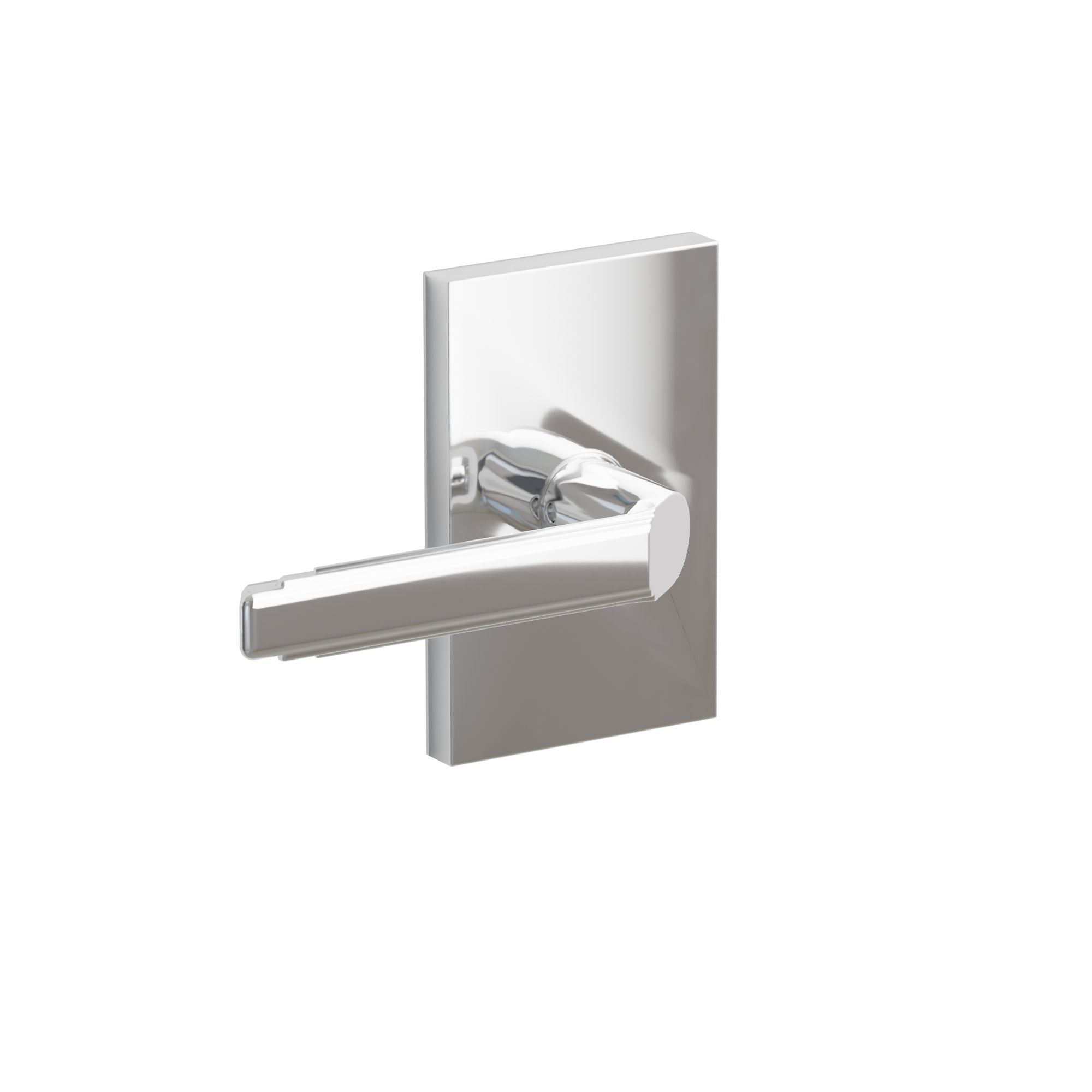 Emtek Merrimack Lever Set with Modern Rectangular Rosette