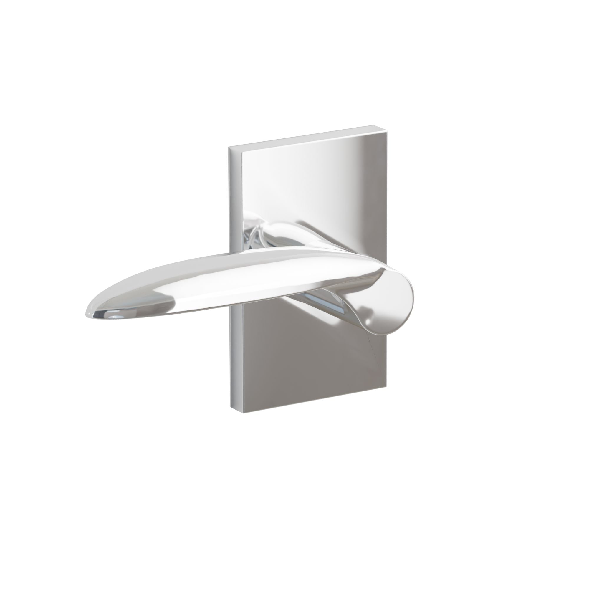 Emtek Mercury Lever Set with Modern Rectangular Rosette