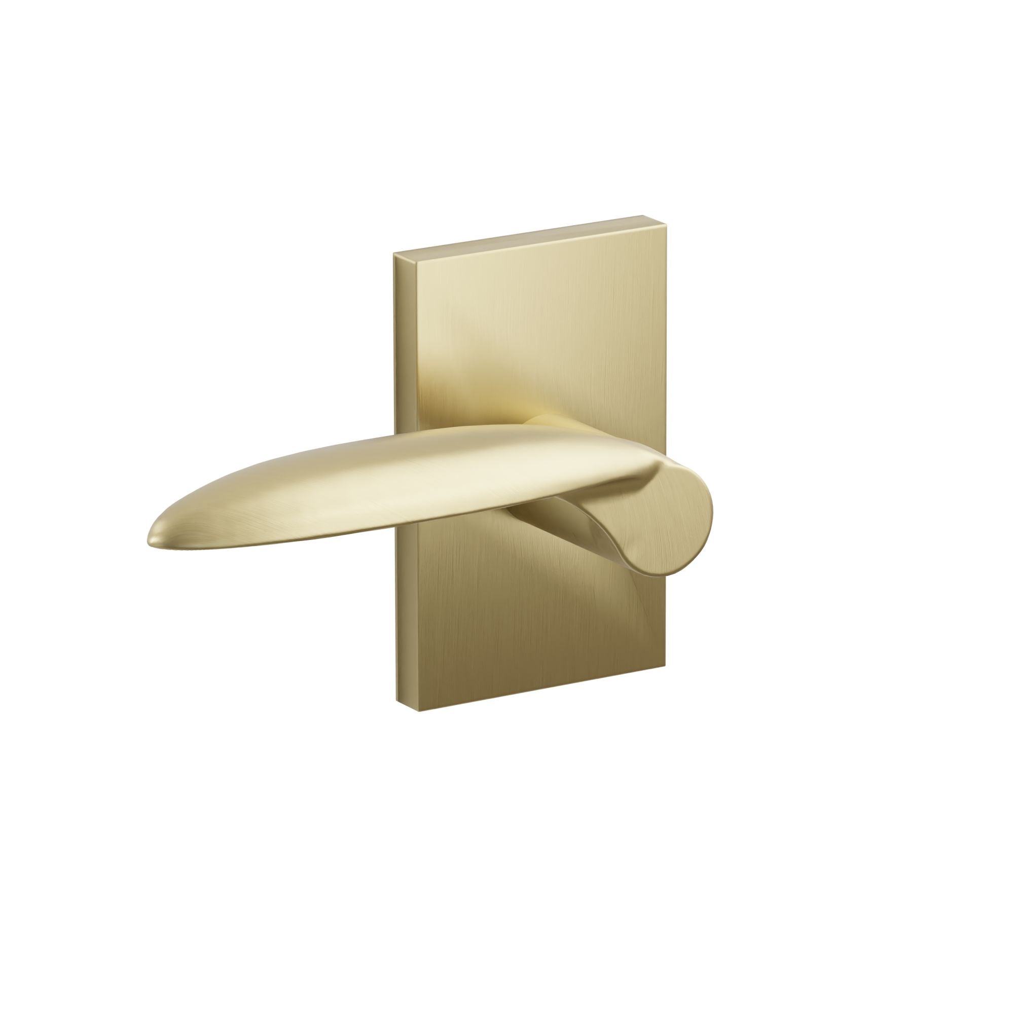 Emtek Mercury Lever Set with Modern Rectangular Rosette