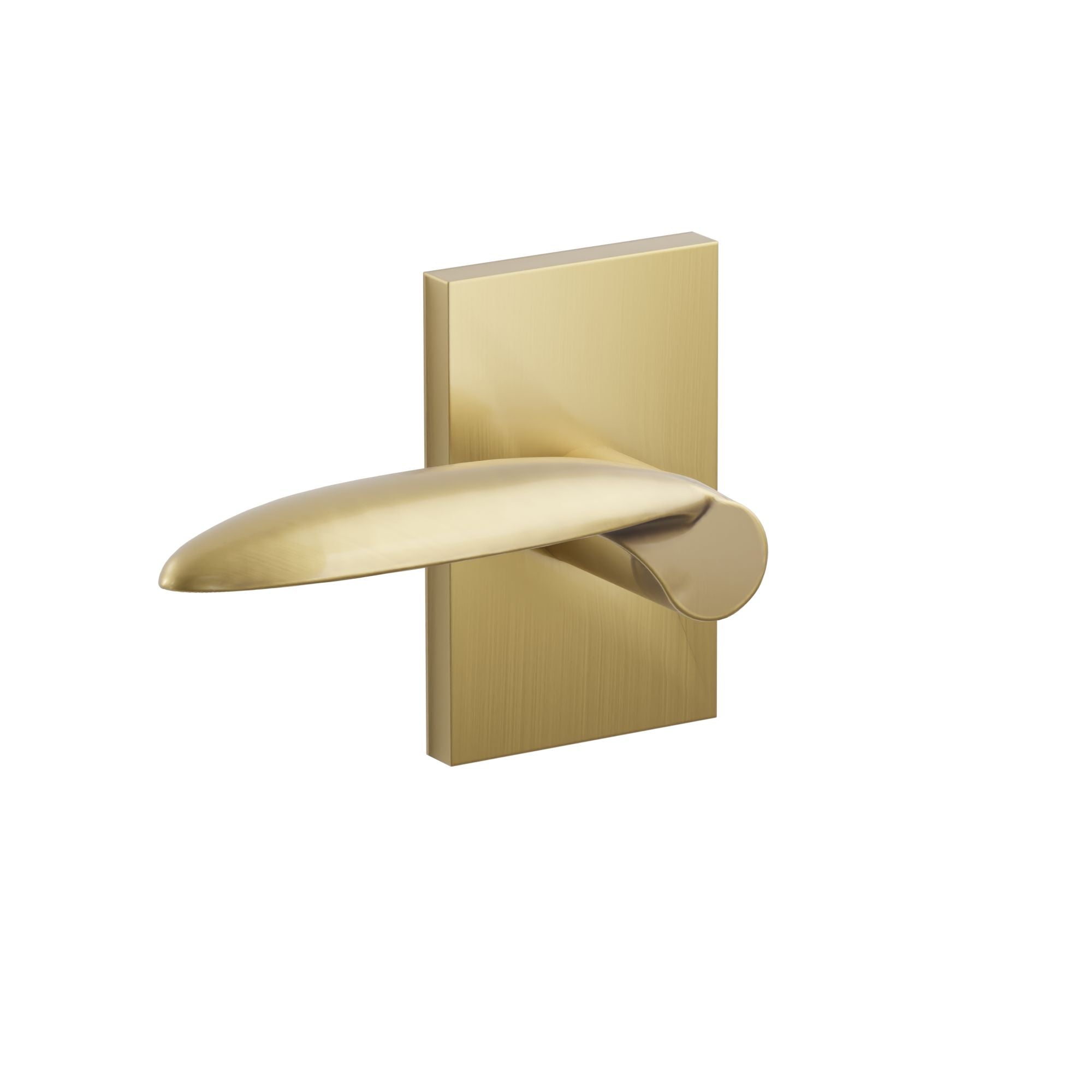 Emtek Mercury Lever Set with Modern Rectangular Rosette