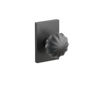 Emtek Concealed Fastener Melon Knob Set With Modern Rectangular Rosette