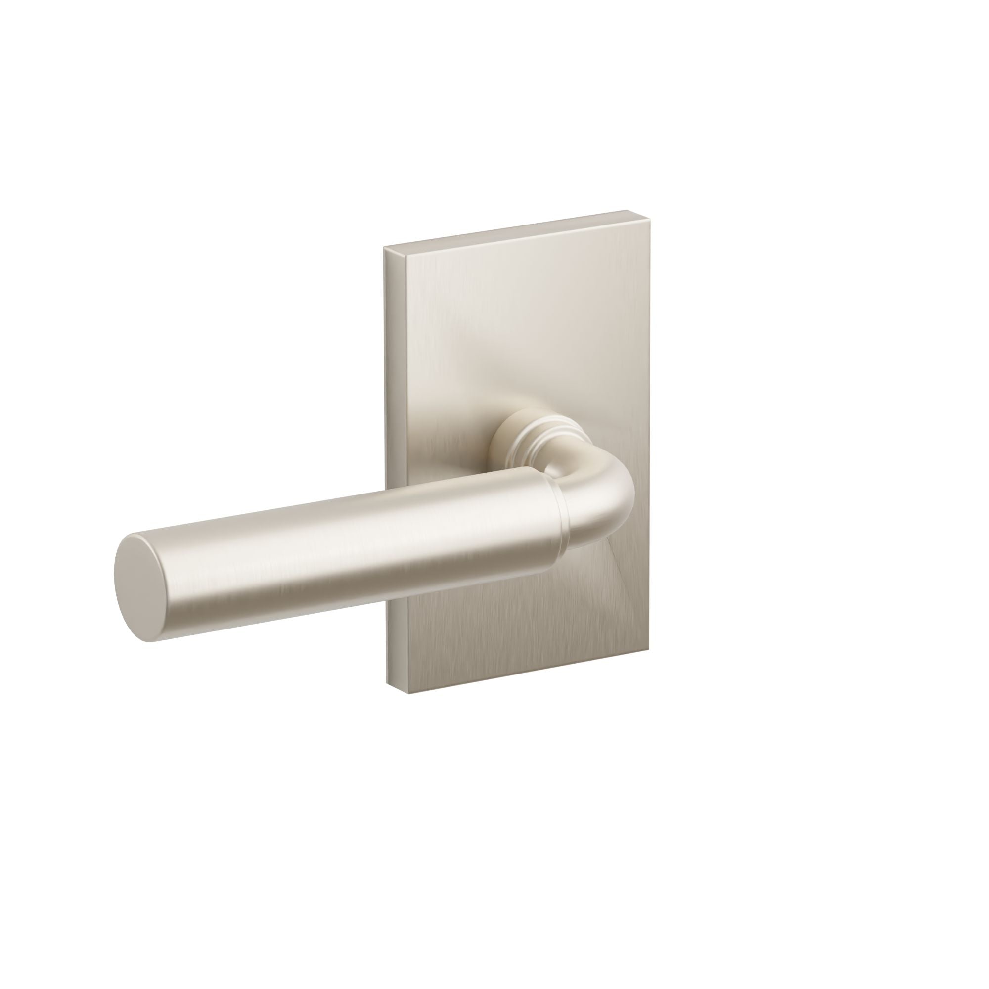 Emtek Merrimack Lever Set with Modern Rectangular Rosette