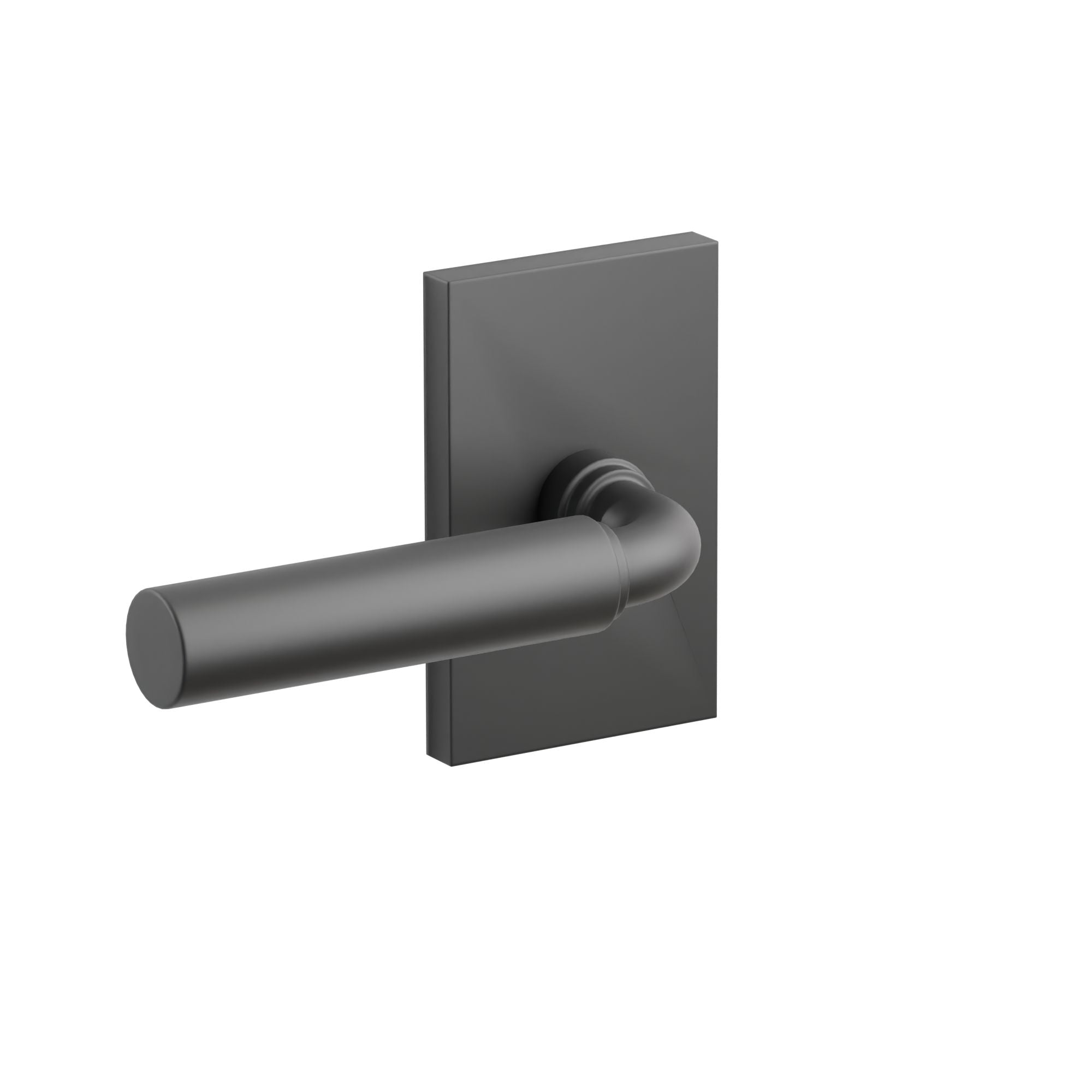 Emtek Merrimack Lever Set with Modern Rectangular Rosette