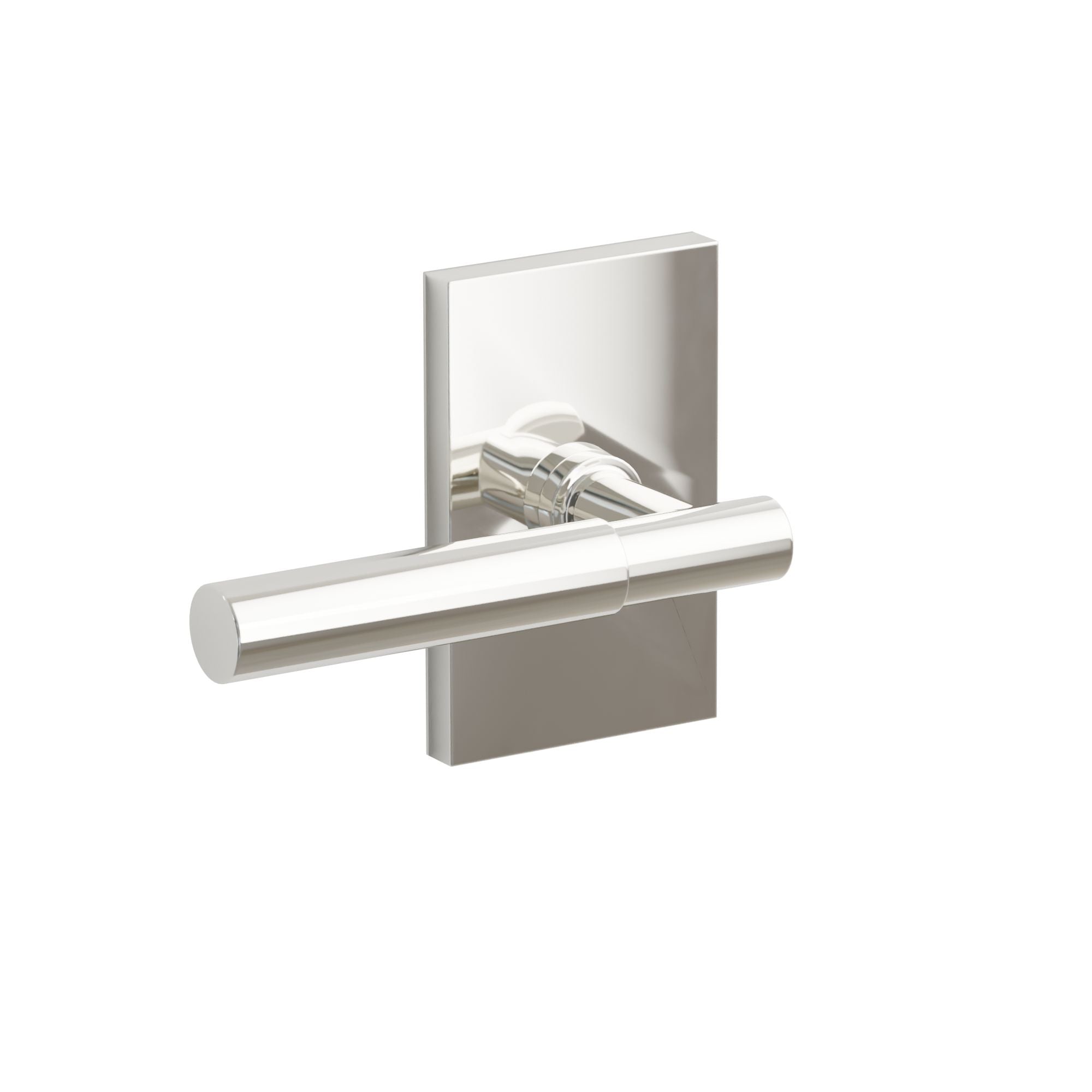 Emtek Myles Lever Set with Modern Rectangular Rosette