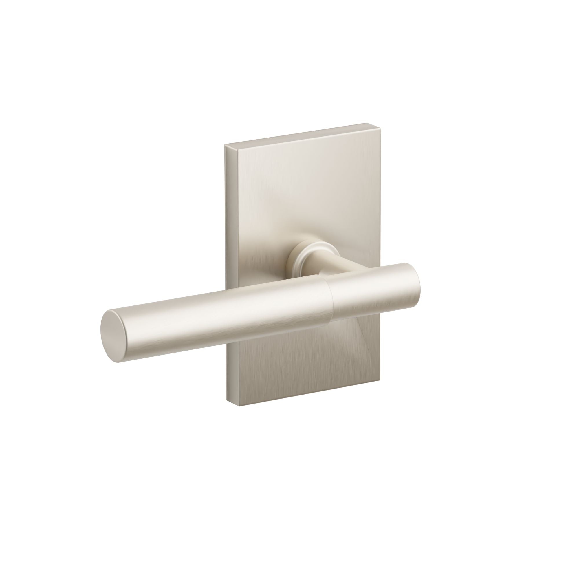 Emtek Concealed Fastener Myles Lever Set with Modern Rectangular Rosette