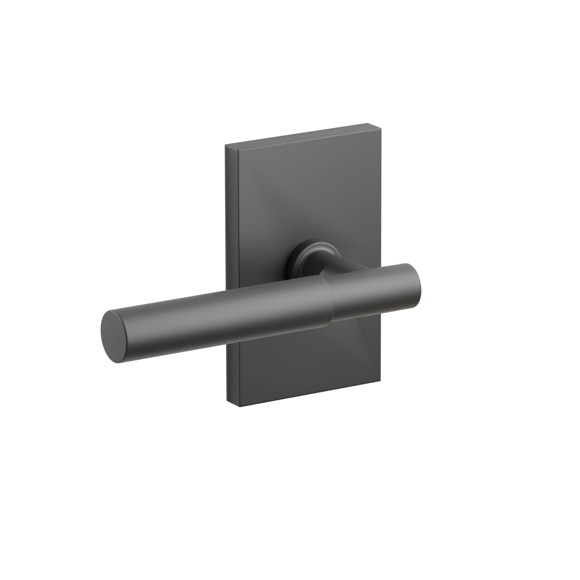 Emtek Concealed Fastener Myles Lever Set with Modern Rectangular Rosette