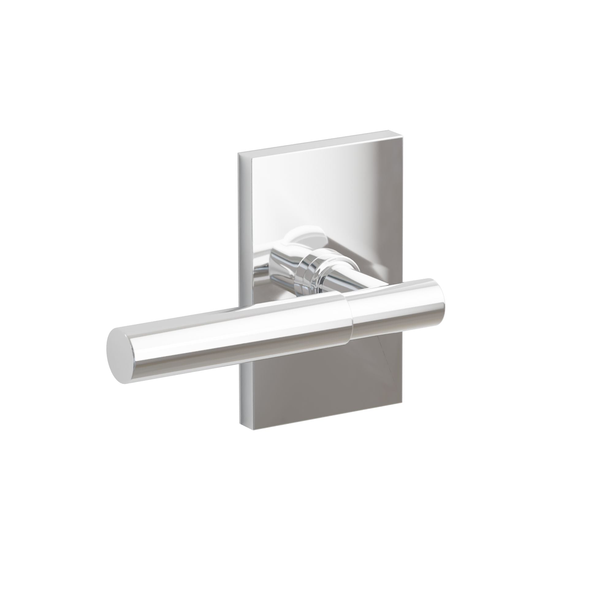 Emtek Myles Lever Set with Modern Rectangular Rosette