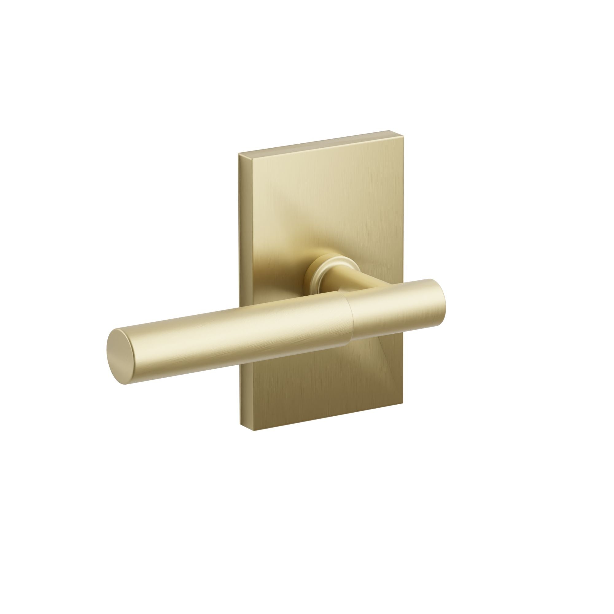 Emtek Myles Lever Set with Modern Rectangular Rosette