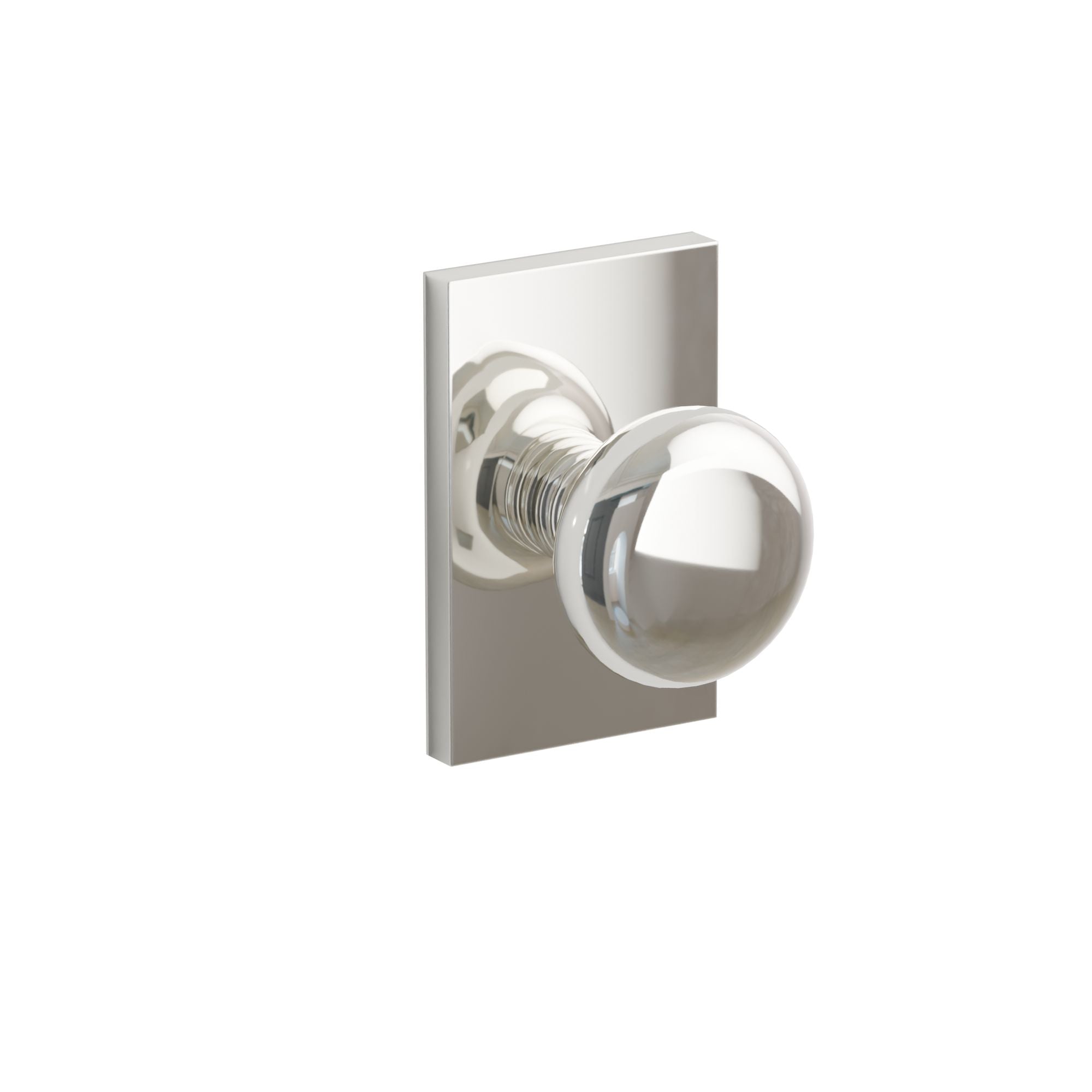 Emtek Concealed Fastener Providence Knob Set With Modern Rectangular Rosette