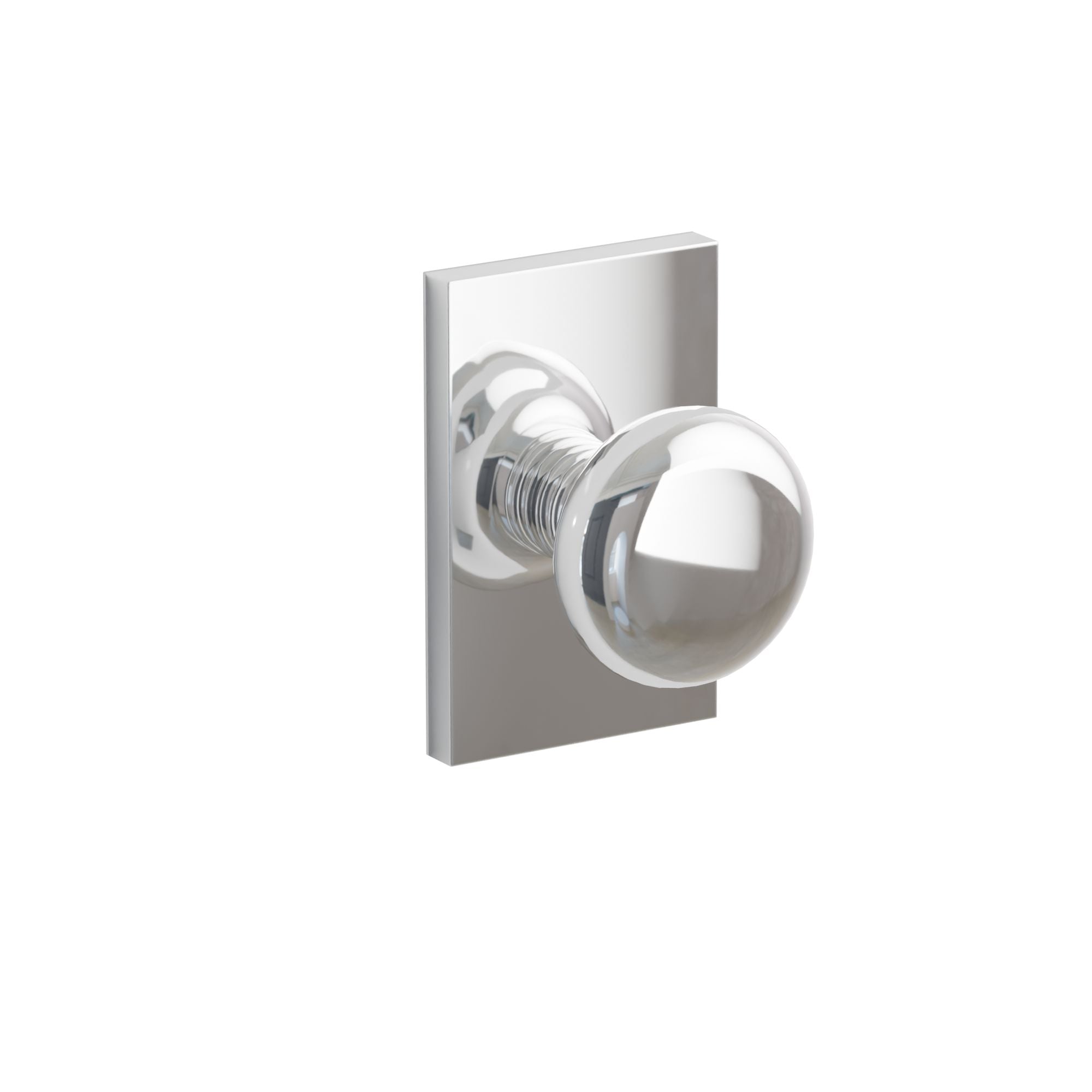 Emtek Providence Knob Set with Modern Rectangular Rosette