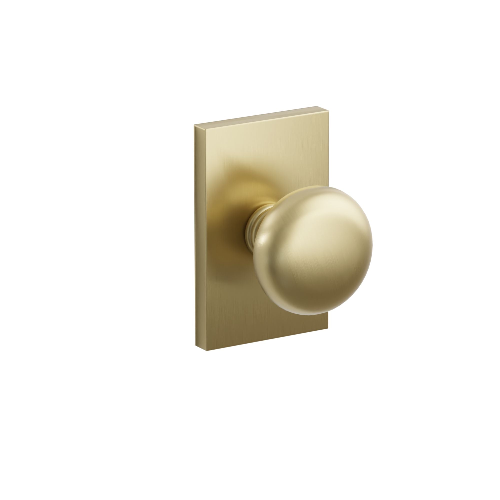 Emtek Providence Knob Set with Modern Rectangular Rosette