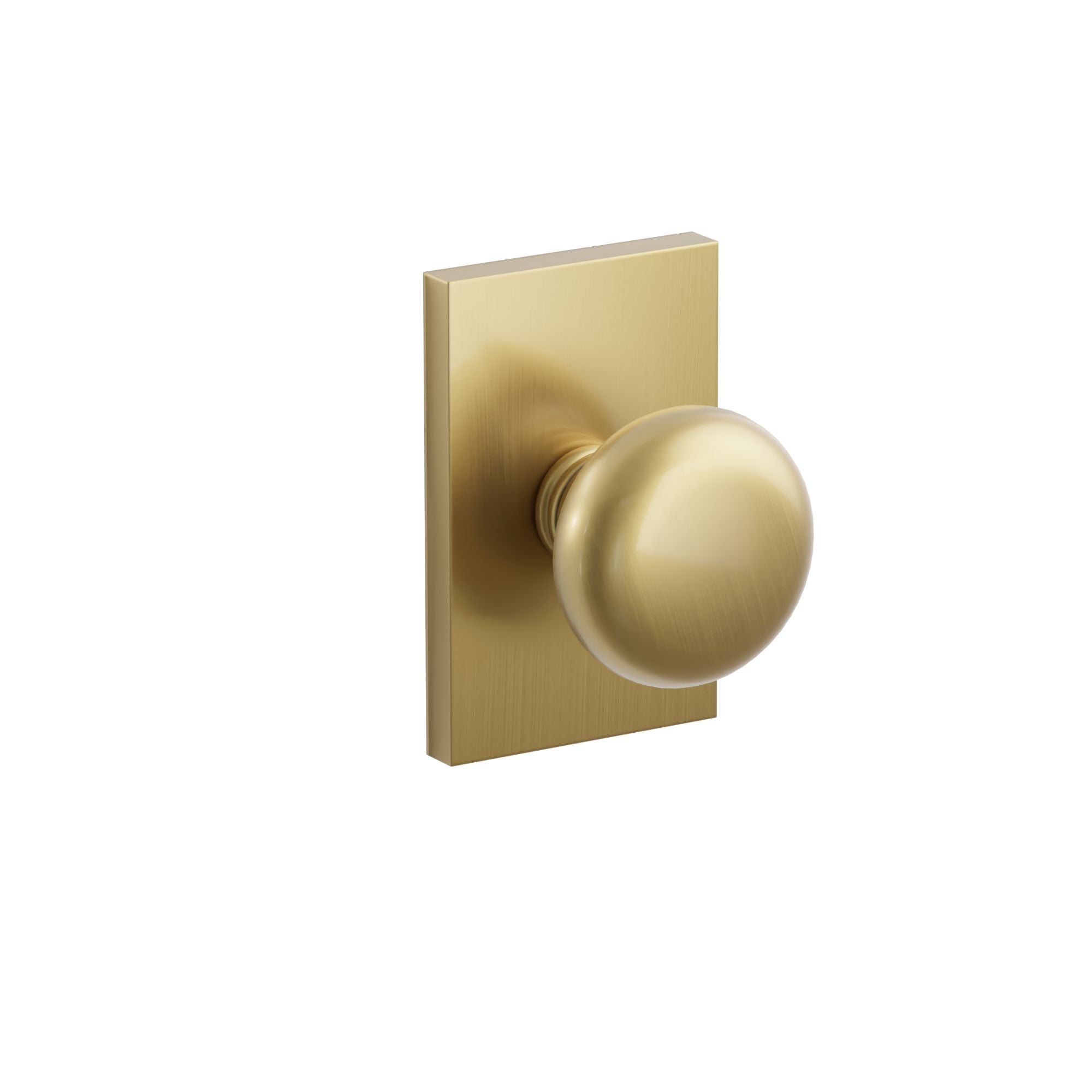 Emtek Concealed Fastener Providence Knob Set With Modern Rectangular Rosette