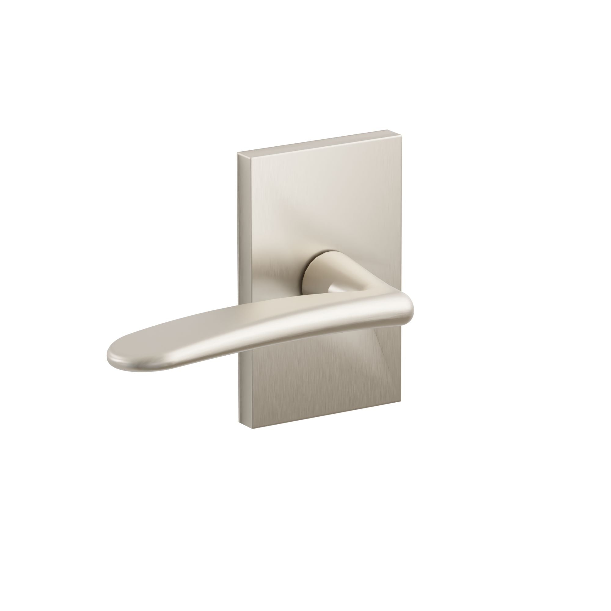 Emtek Poseeidon Lever Set with Modern Rectangular Rosette