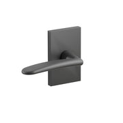 Emtek Concealed Fastener Poseidon Lever Set With Modern Rectangular Rosette
