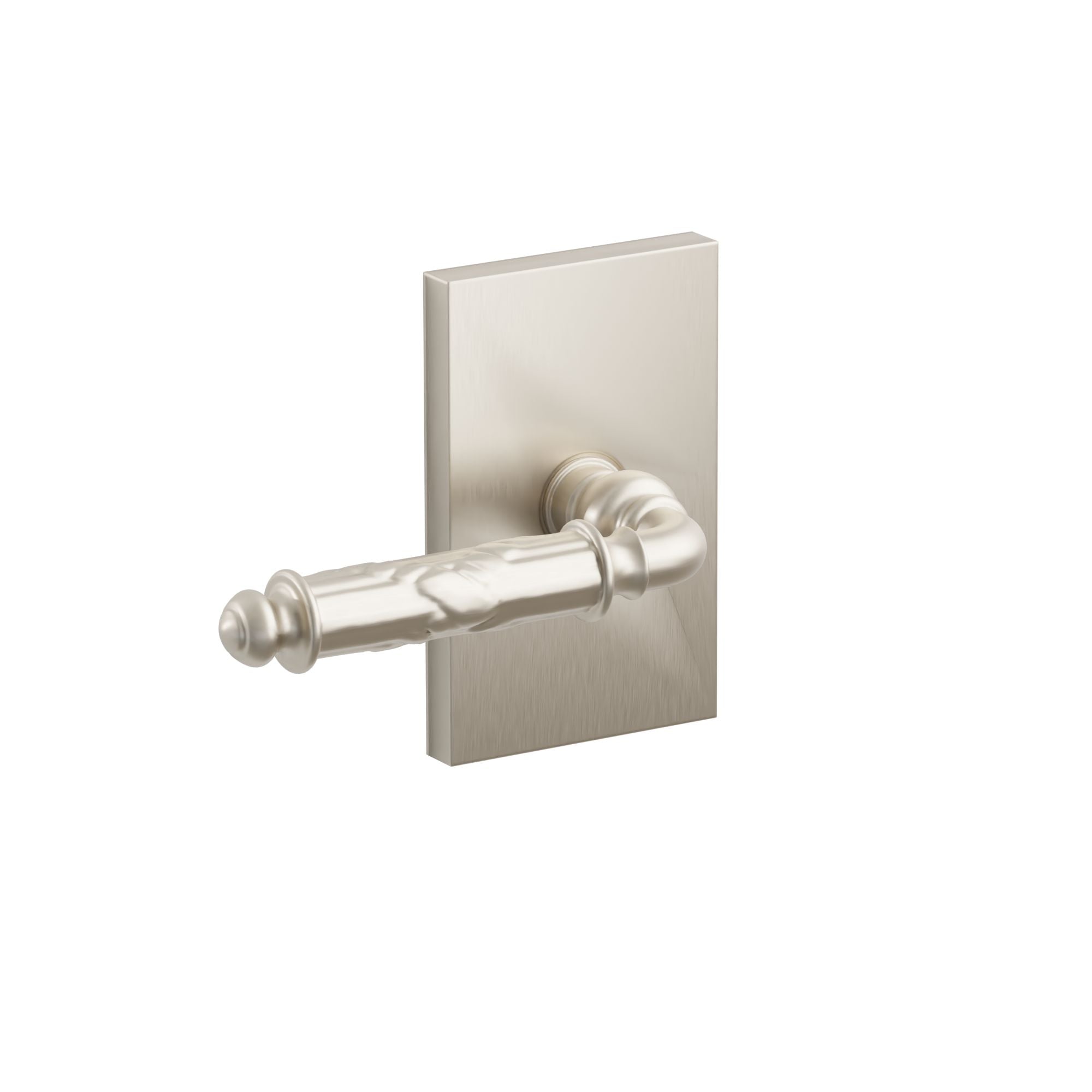 Emtek Myles Lever Set with Modern Rectangular Rosette