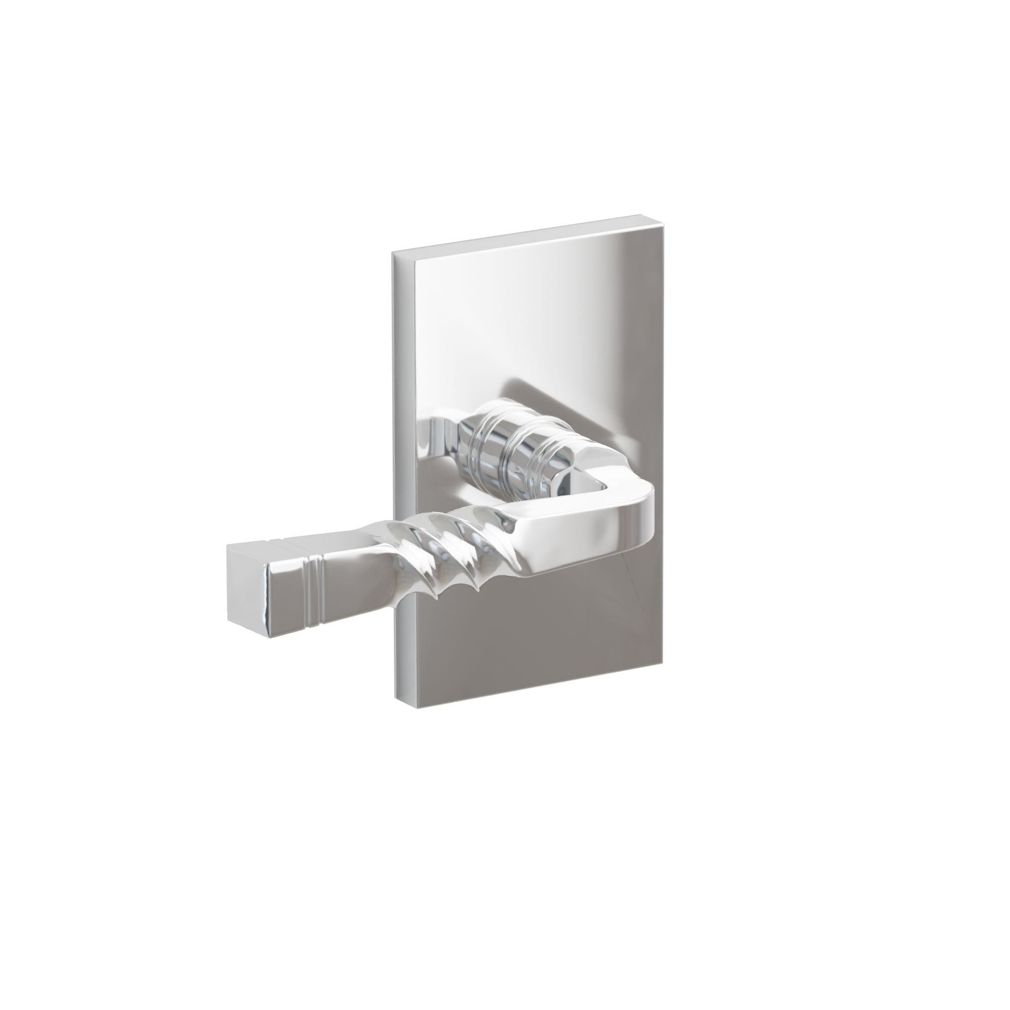 Emtek Concealed Fastener Santa Fe Lever Set With Modern Rectangular Rosette