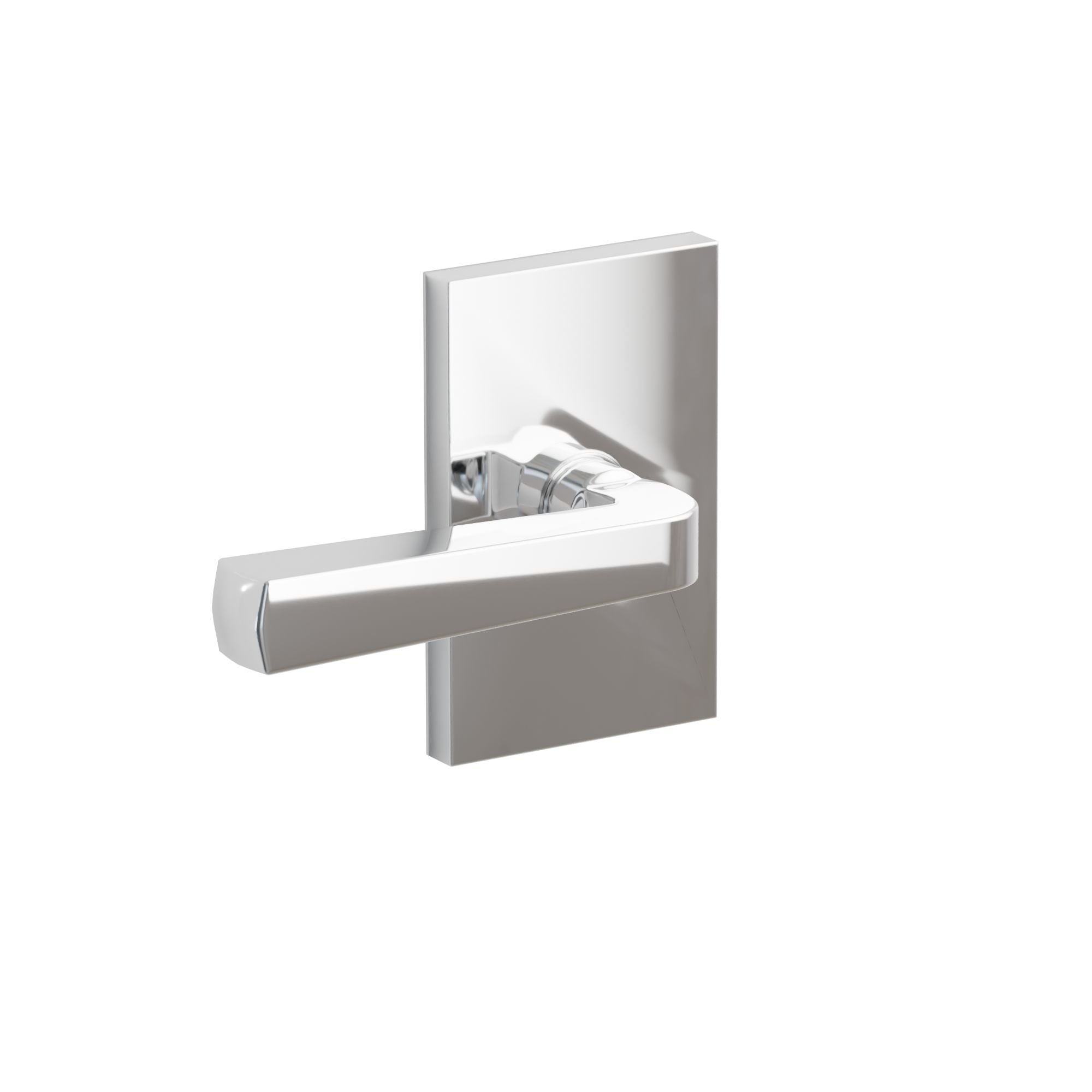 Emtek Concealed Fastener Sion Lever Set With Modern Rectangular Rosette