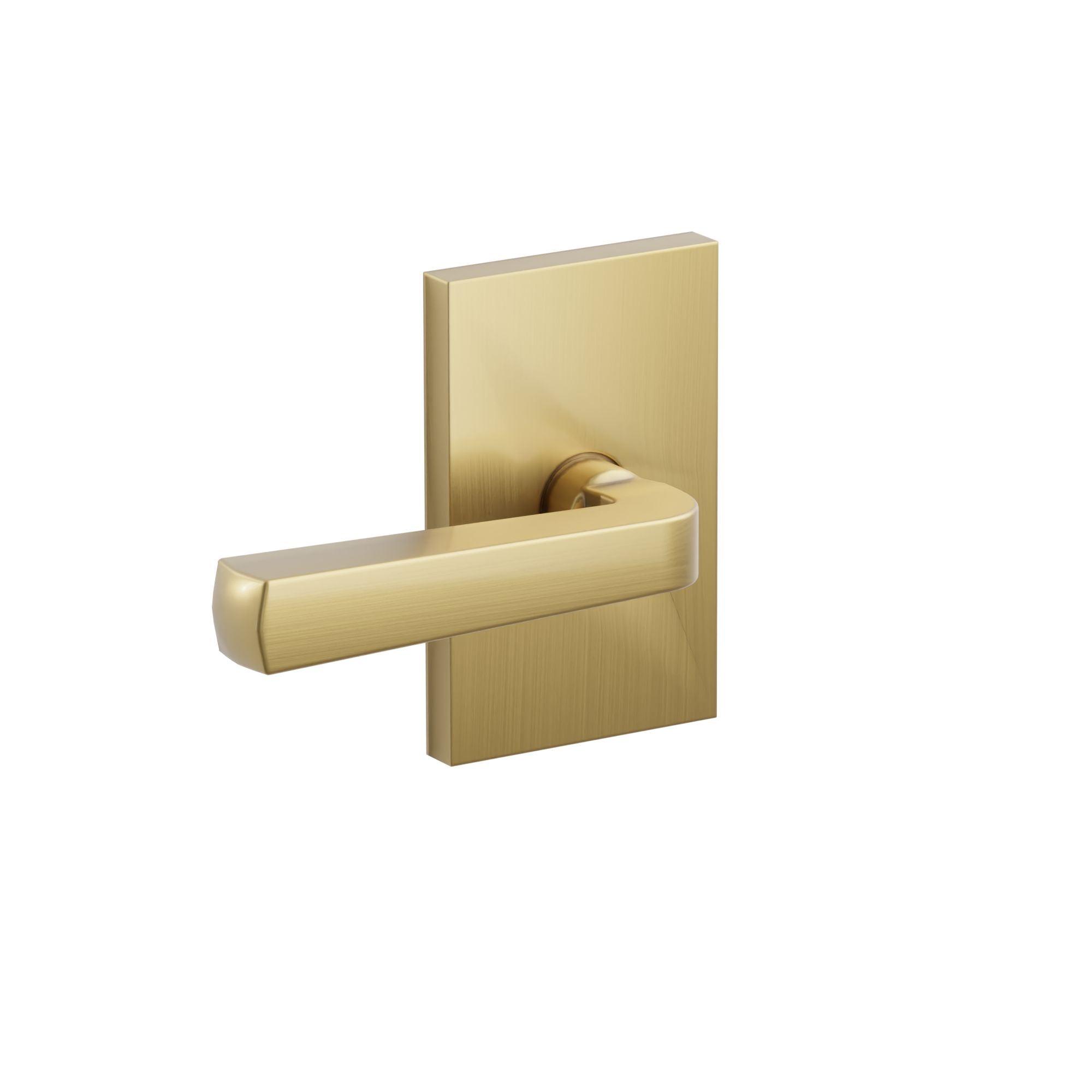 Emtek Sion Lever Set with Modern Rectangular Rosette