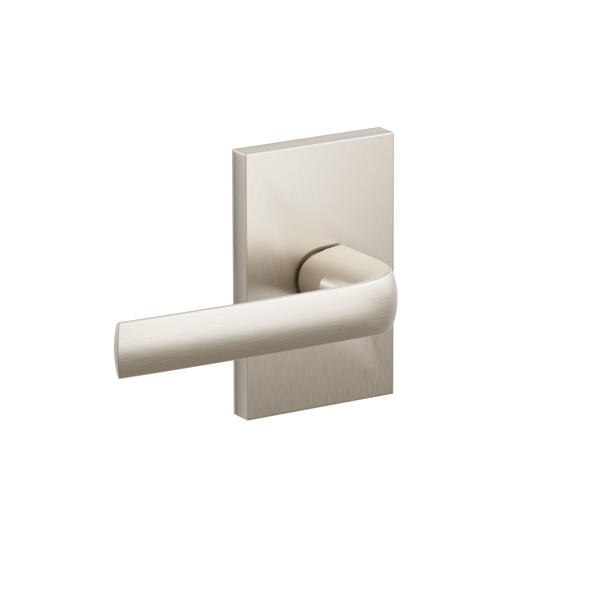 Emtek Spencer Lever Set with Modern Rectangular Rosette