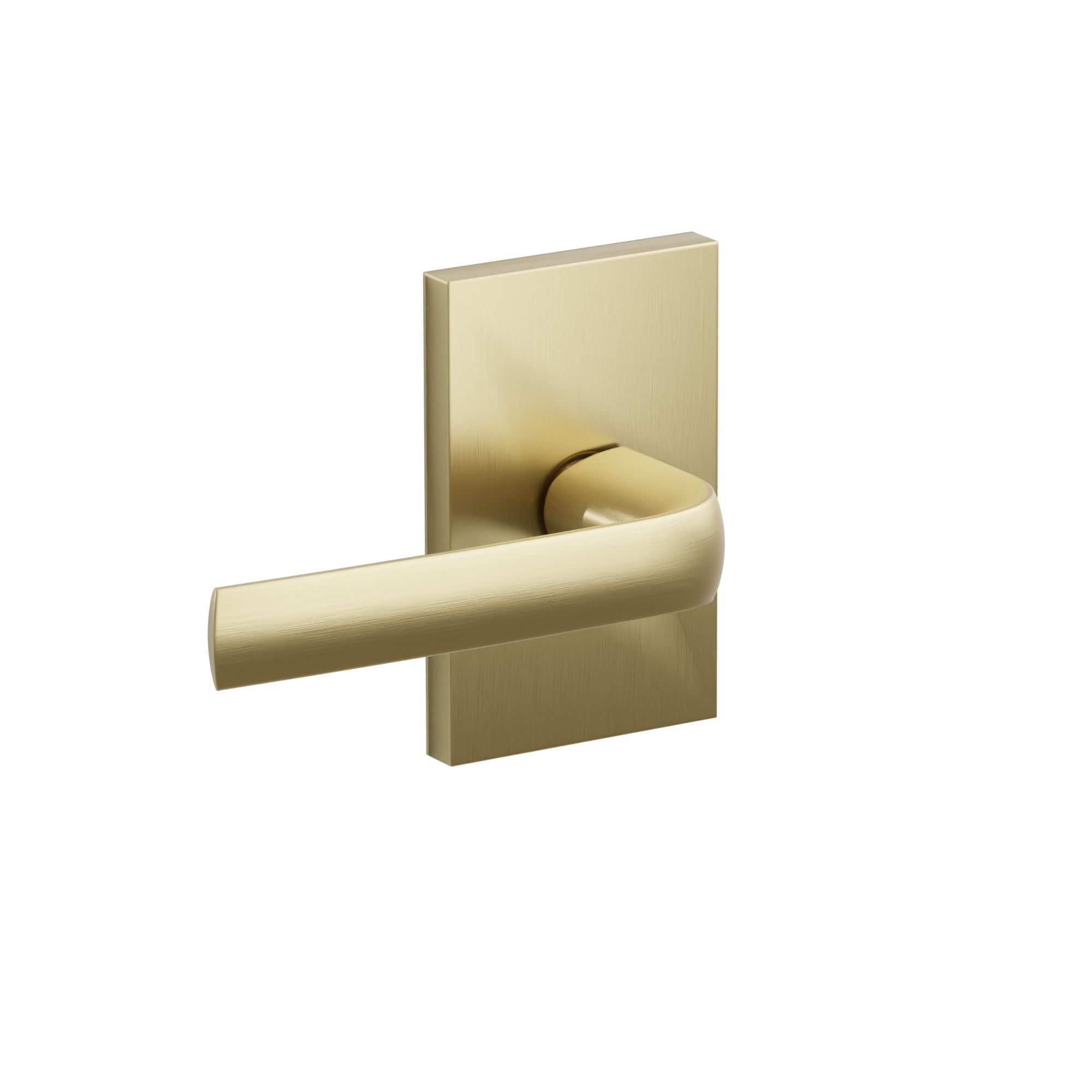 Emtek Spencer Lever Set with Modern Rectangular Rosette