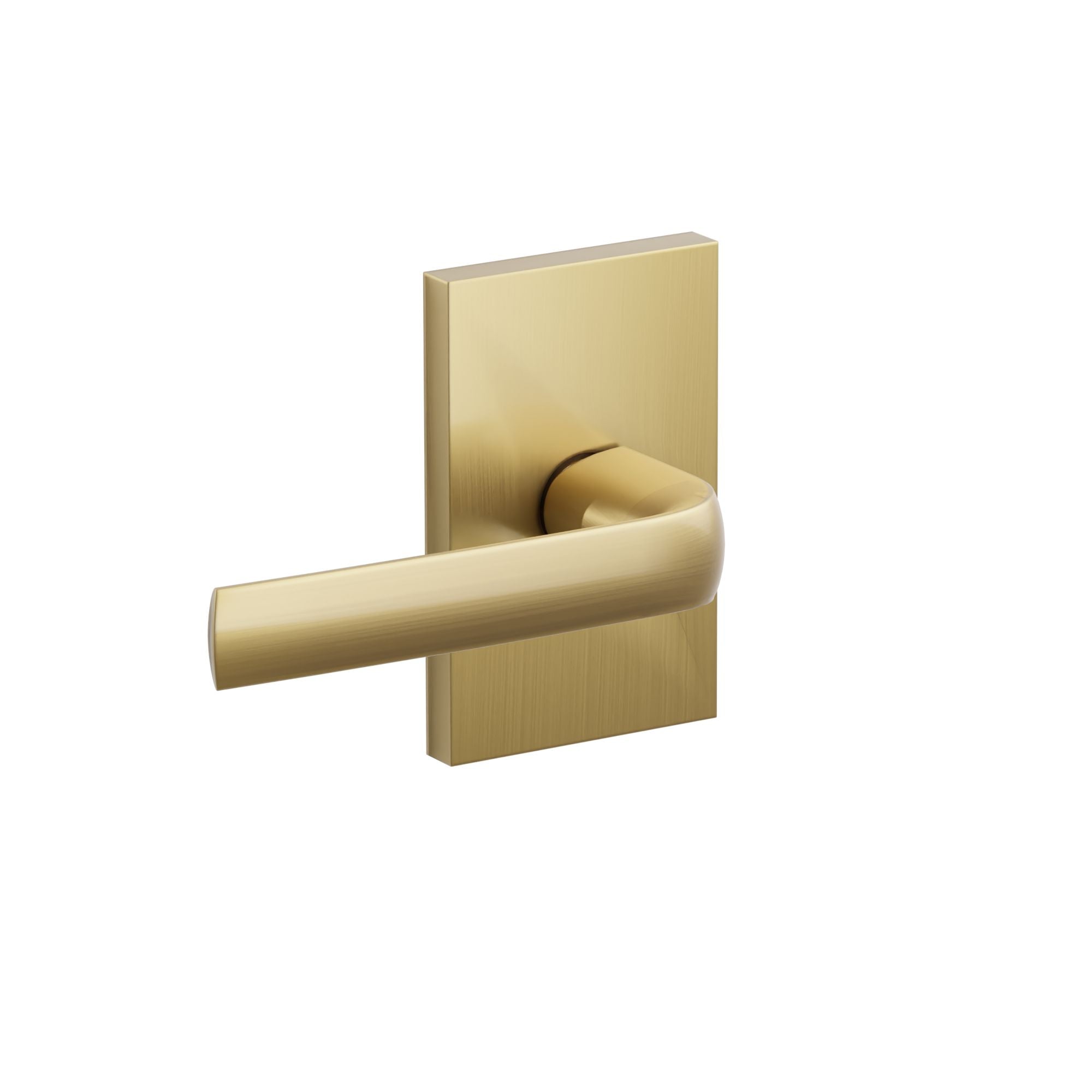 Emtek Spencer Lever Set with Modern Rectangular Rosette